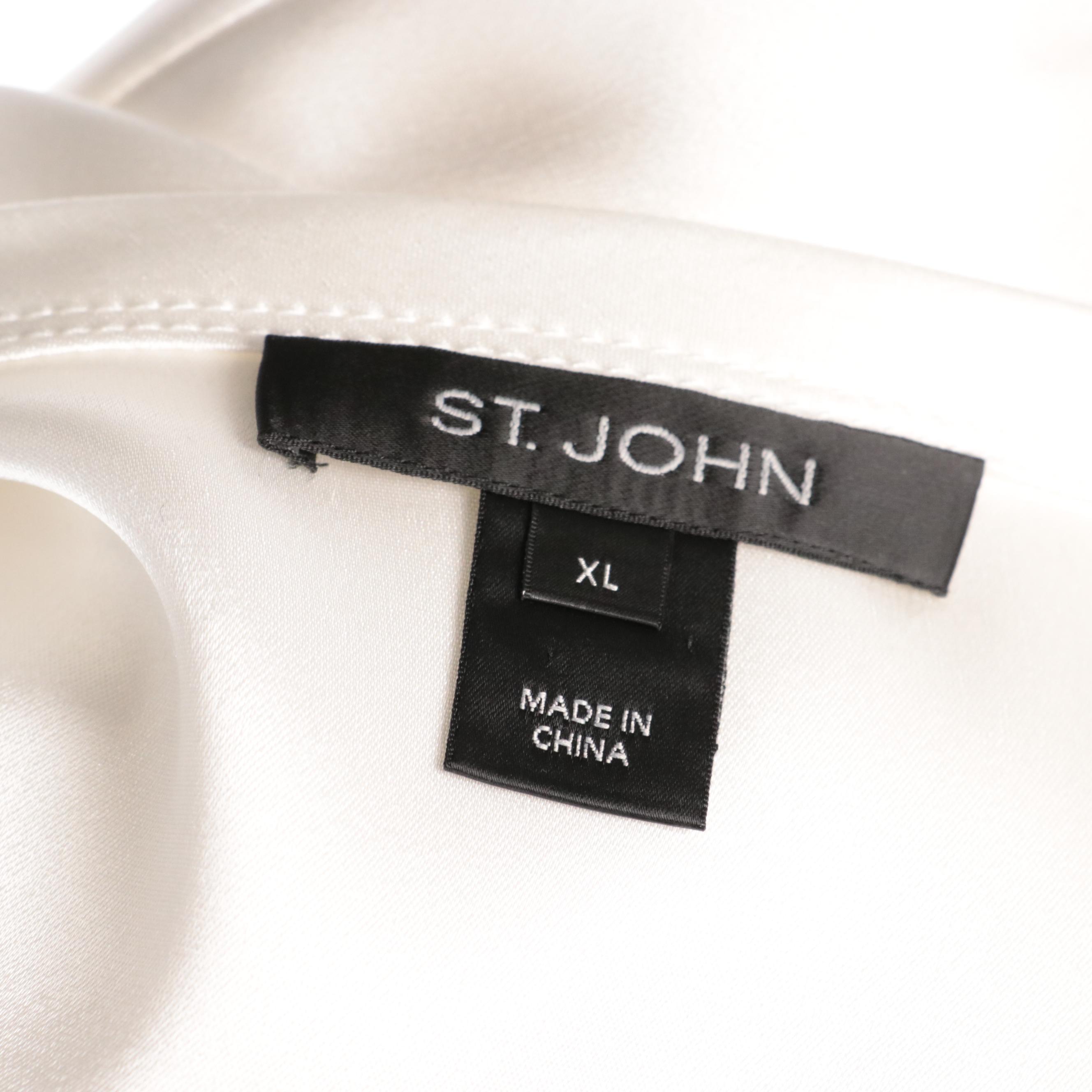 St. John Top and Knit Zip Jacket