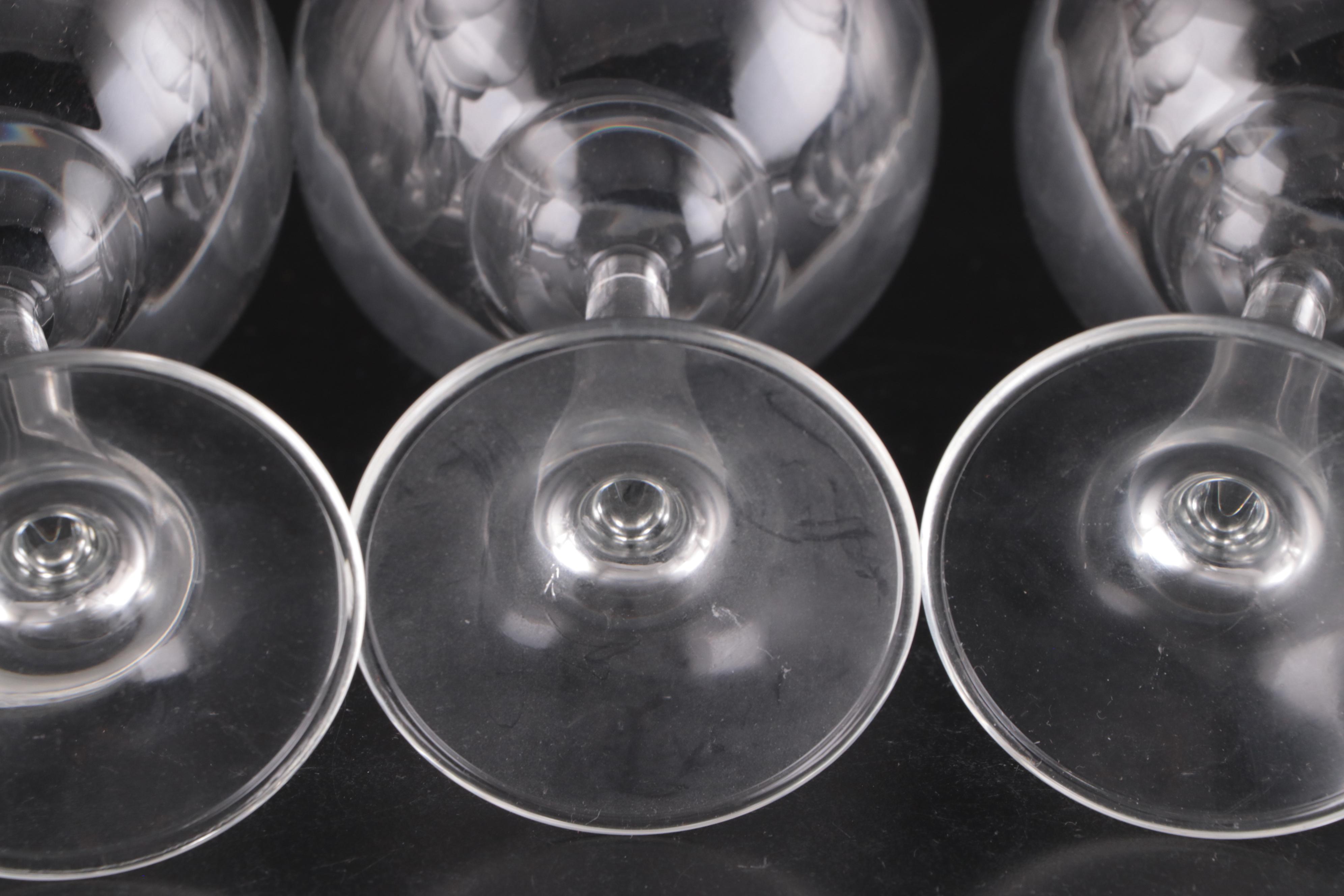 Royal Leerdam Liqueur and Cordial Glasses with Goblets and Champagne Flutes