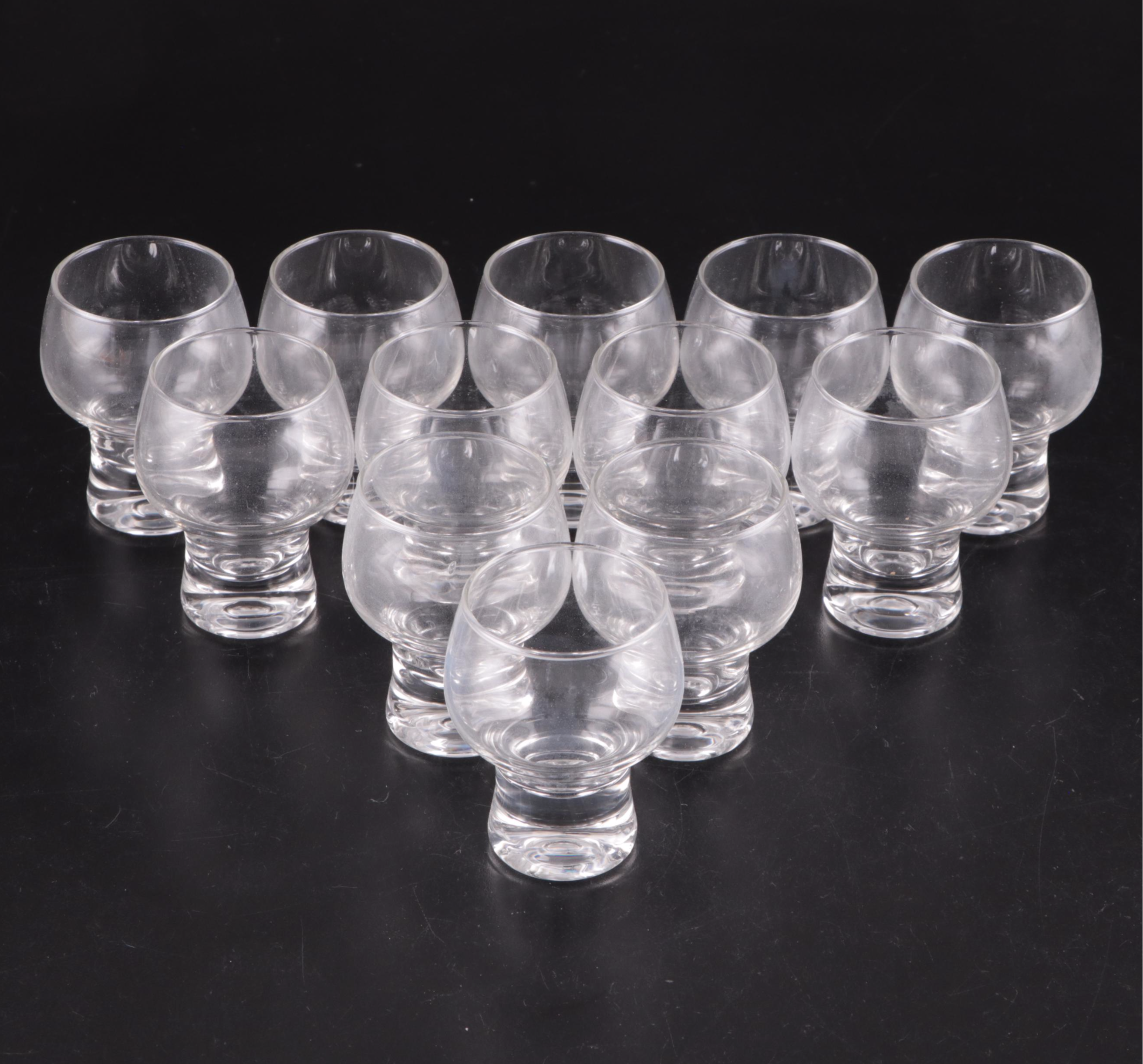 Royal Leerdam Liqueur and Cordial Glasses with Goblets and Champagne Flutes