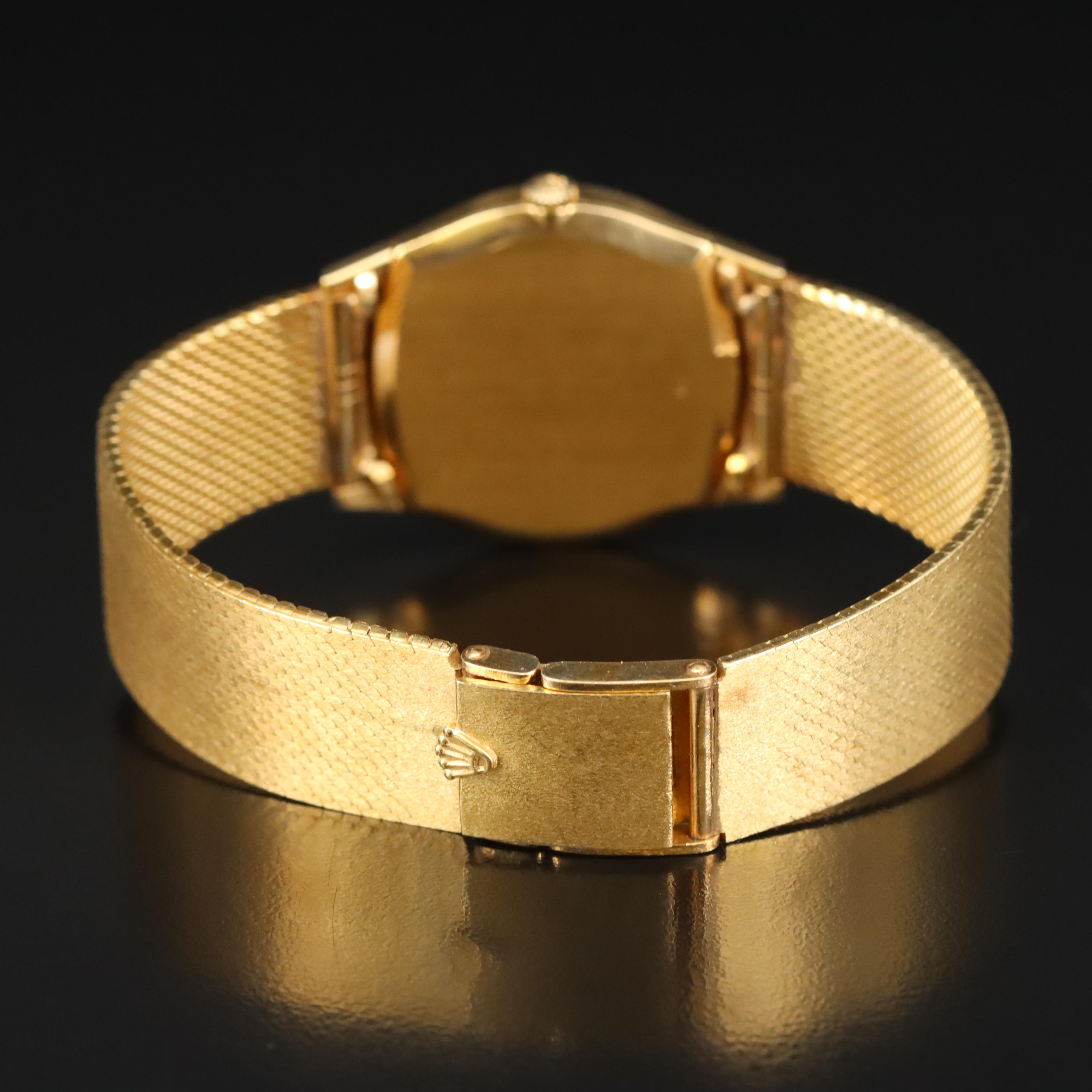 18K Rolex Cellini Sigma Dial Watch