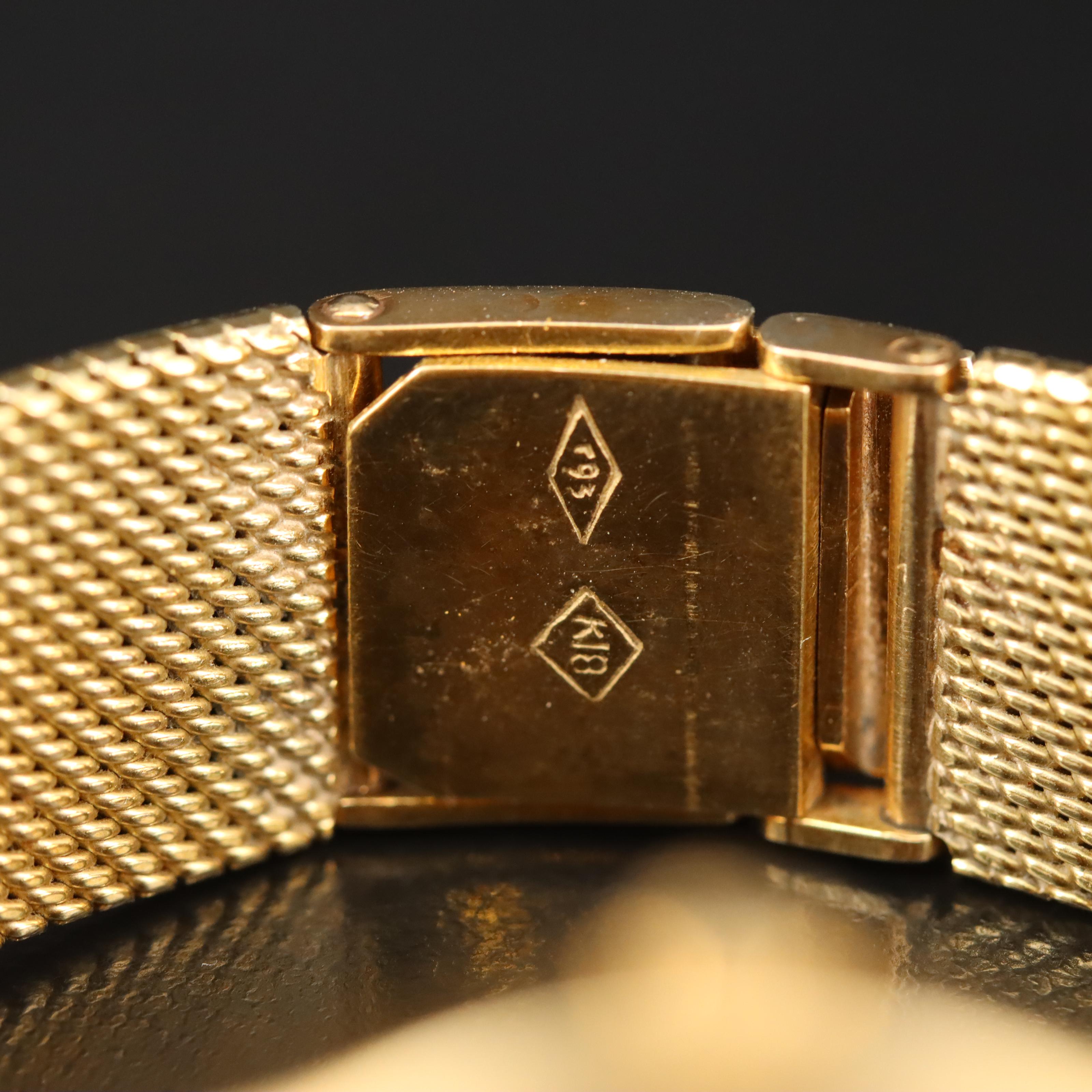 18K Rolex Cellini Sigma Dial Watch