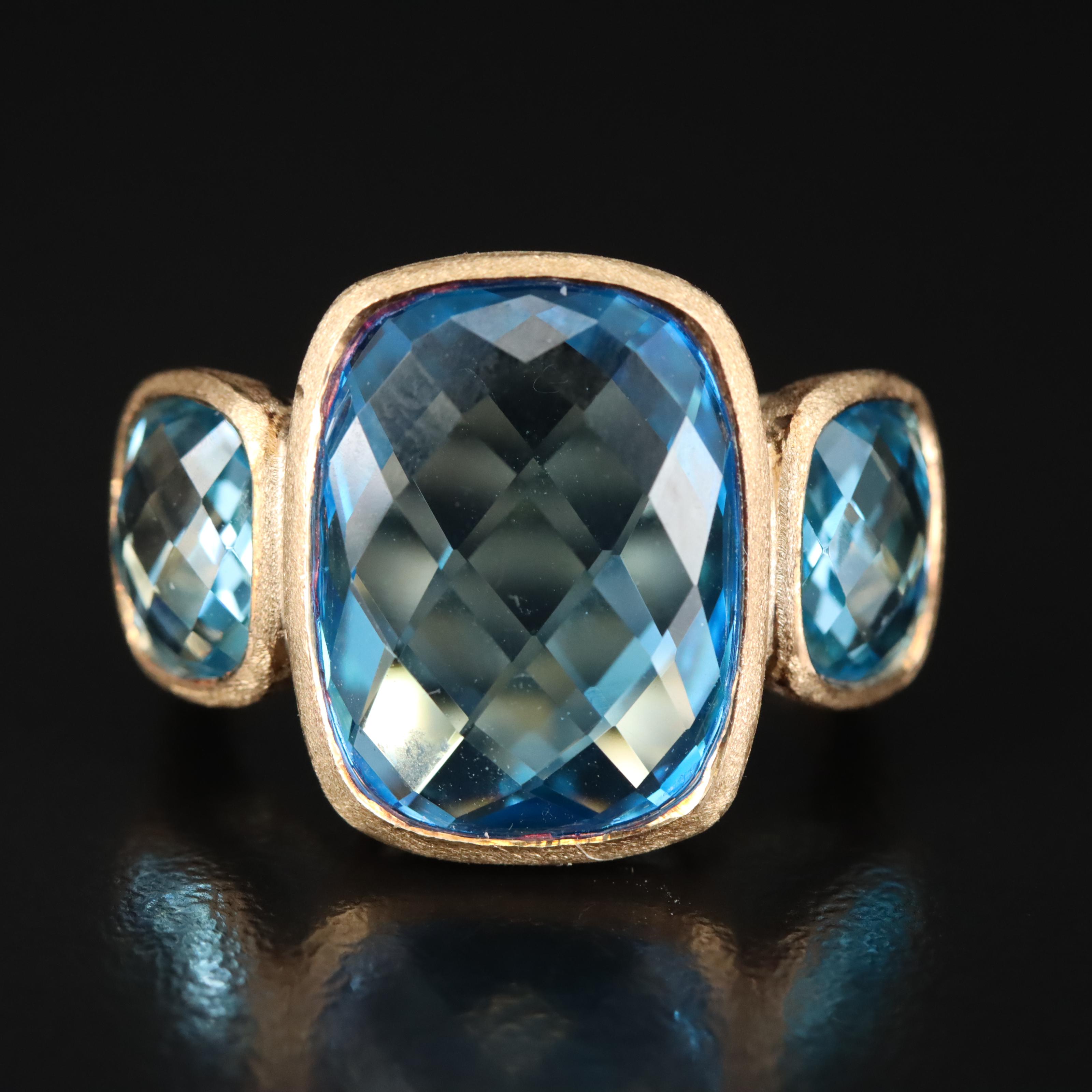 EFFY 14K Topaz Three Stone Ring