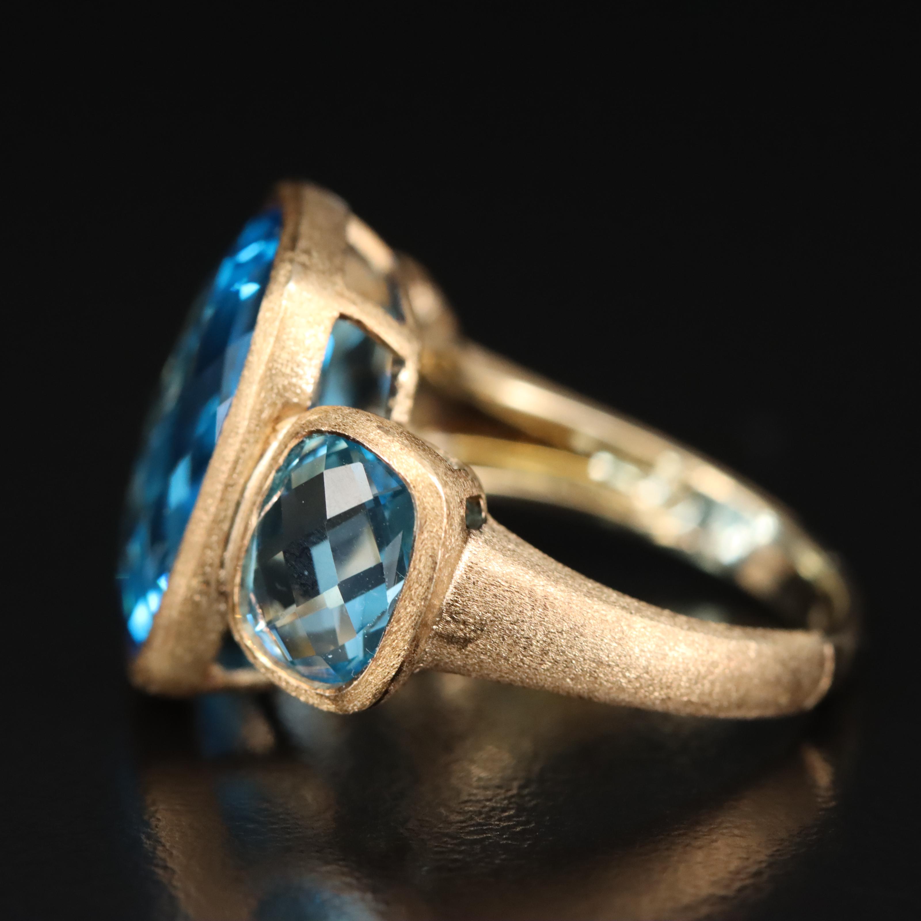 EFFY 14K Topaz Three Stone Ring