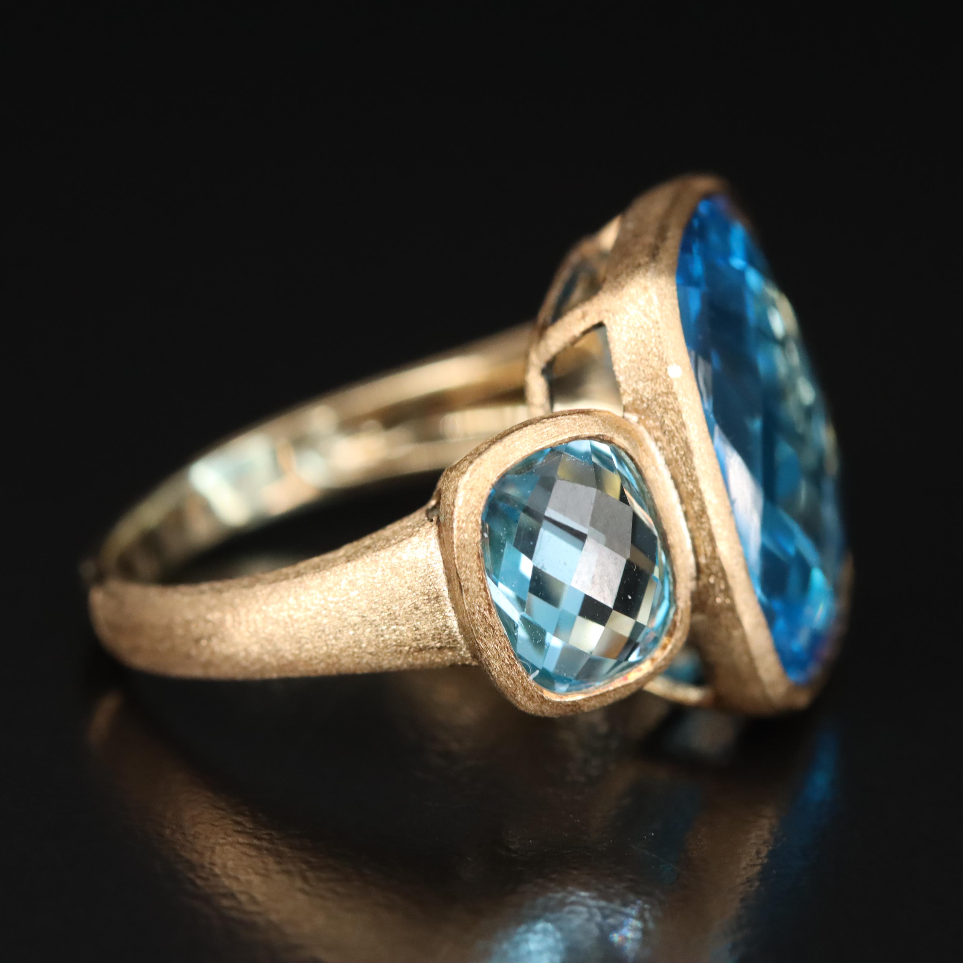 EFFY 14K Topaz Three Stone Ring