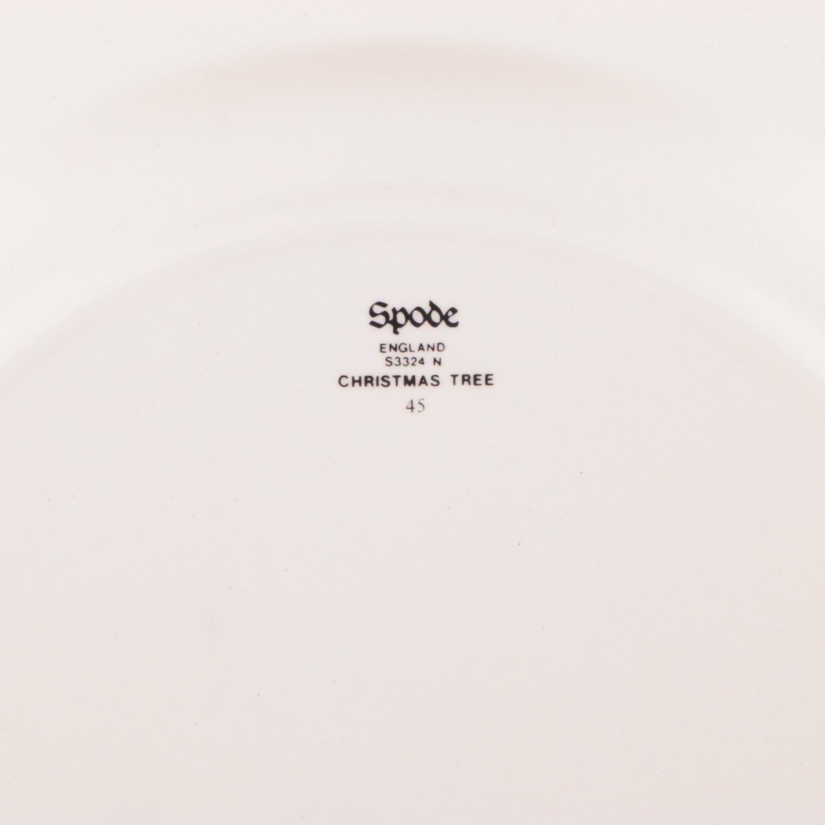 Spode "Christmas Tree" Ceramic Dinnerware