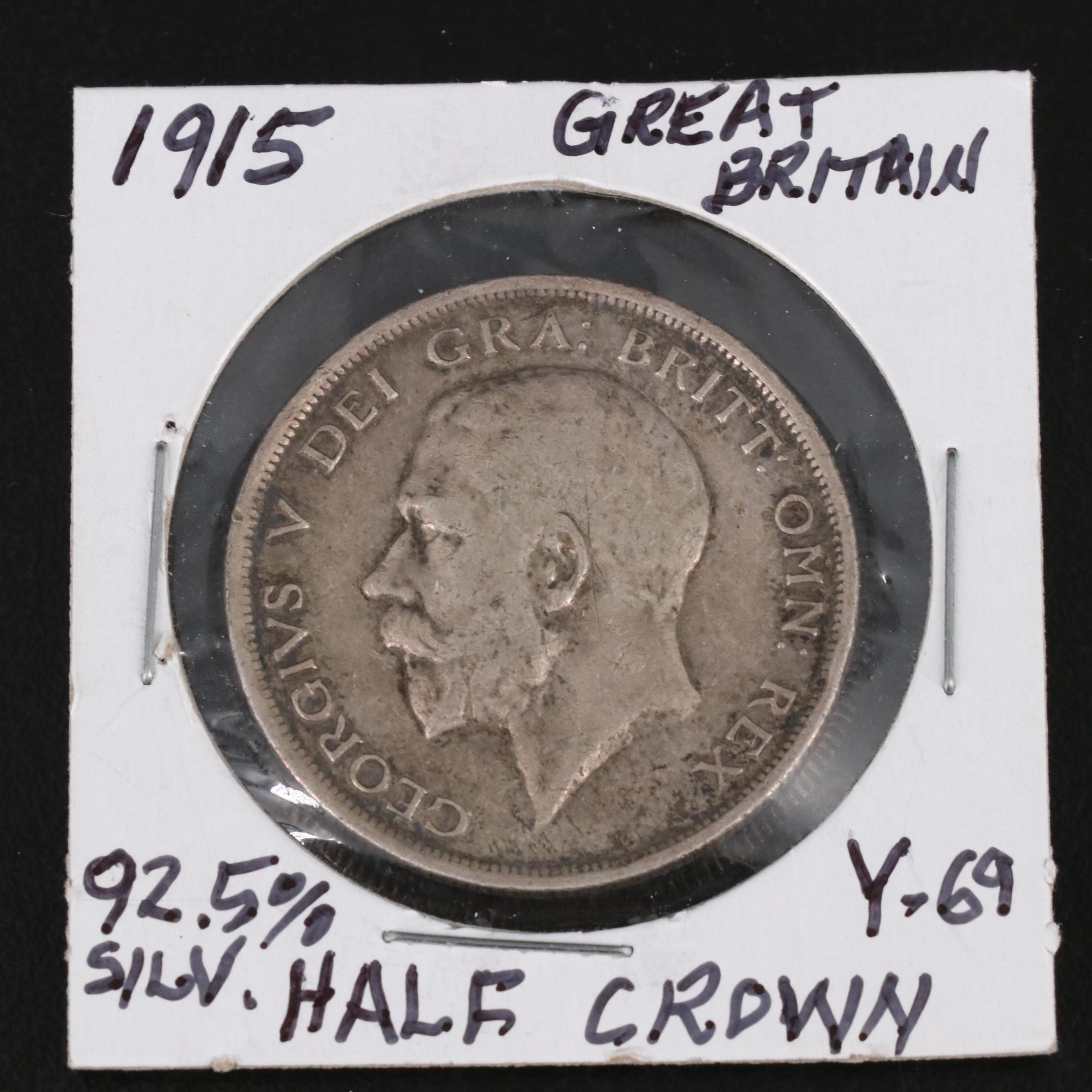 Collection of Thirty-Nine Great Britain .925 and .500 Silver Coins