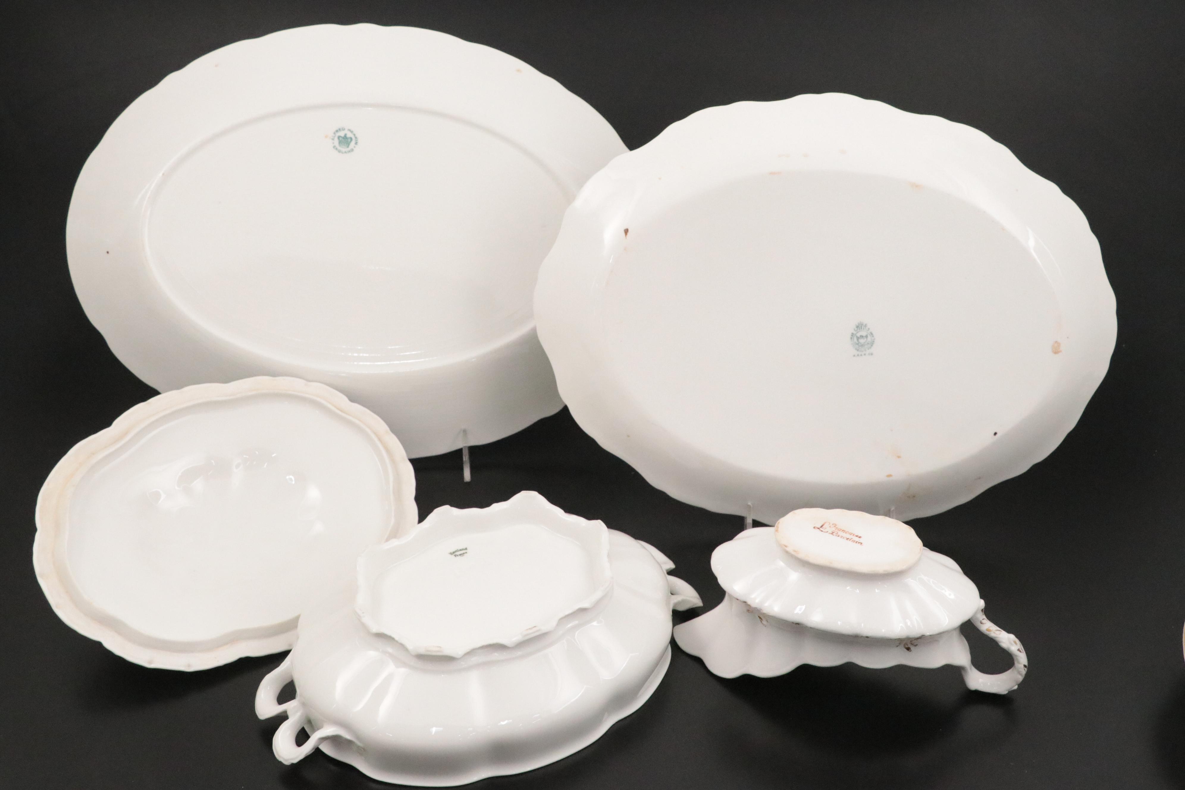 Haviland Limoges "Silver Anniversary" Dinnerware and Other Porcelain