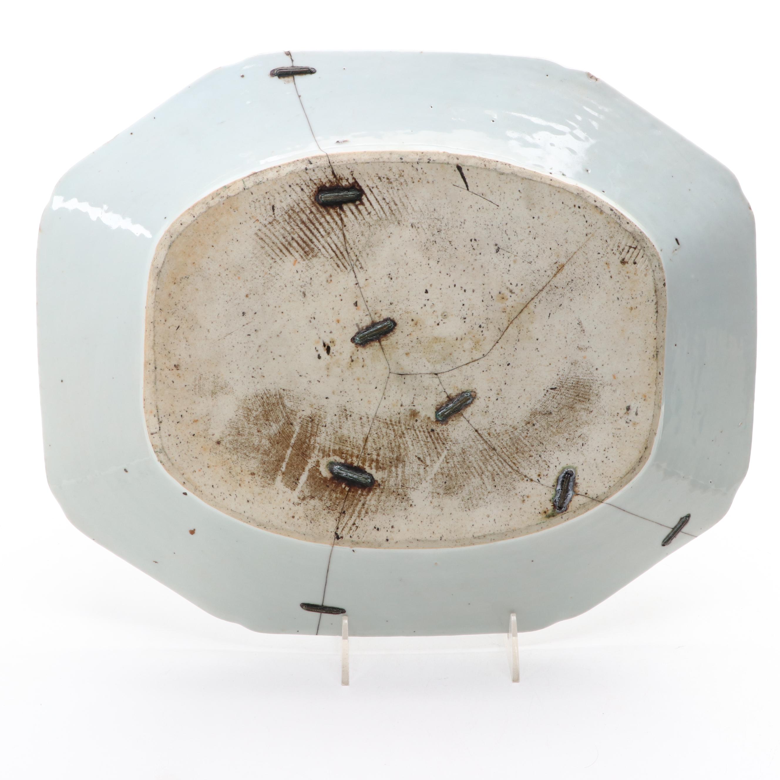 Chinese Blue and White Porcelain Platters