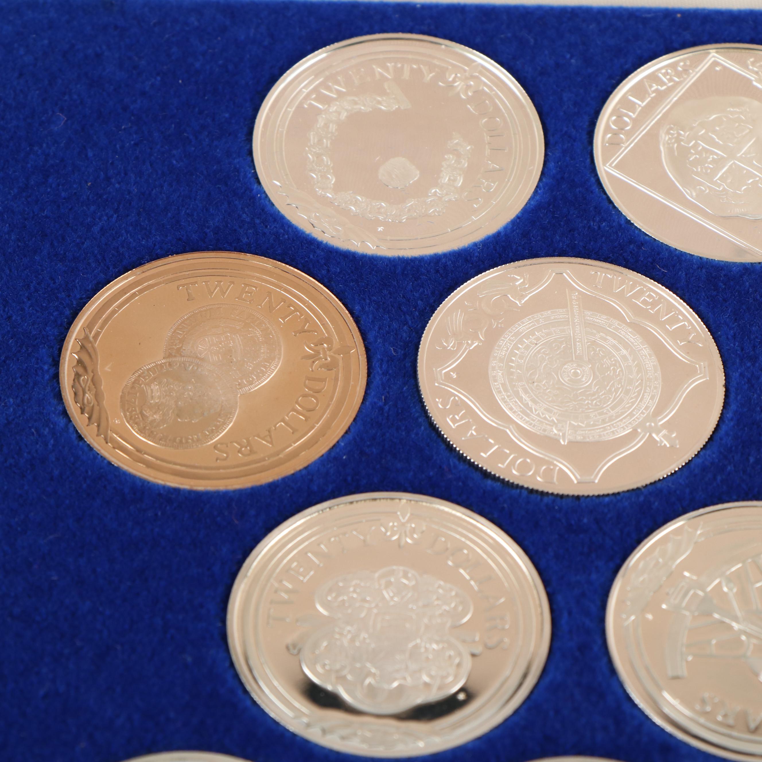 British Virgin Islands, "Treasure Coins of the Caribbean" Coin Set