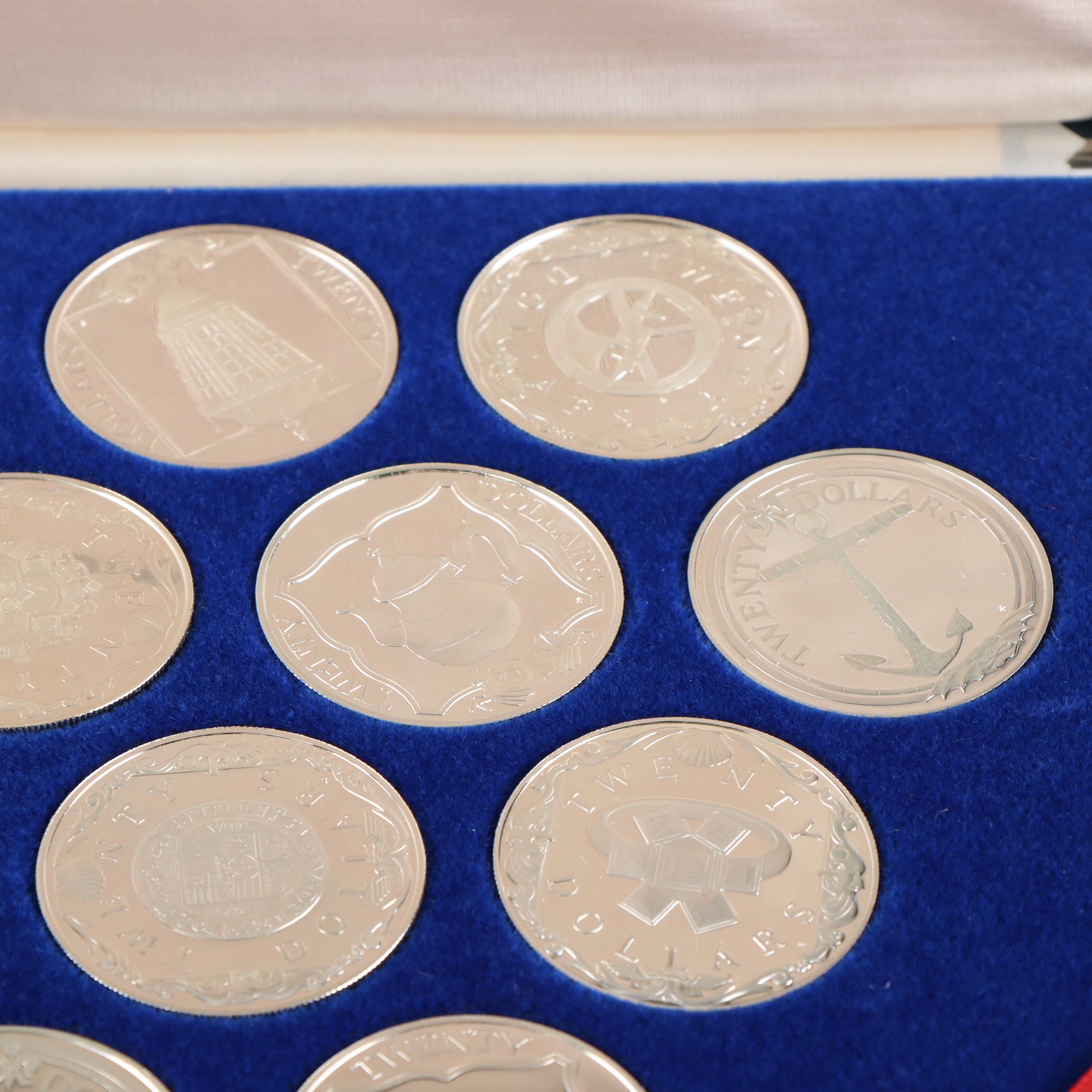 British Virgin Islands, "Treasure Coins of the Caribbean" Coin Set