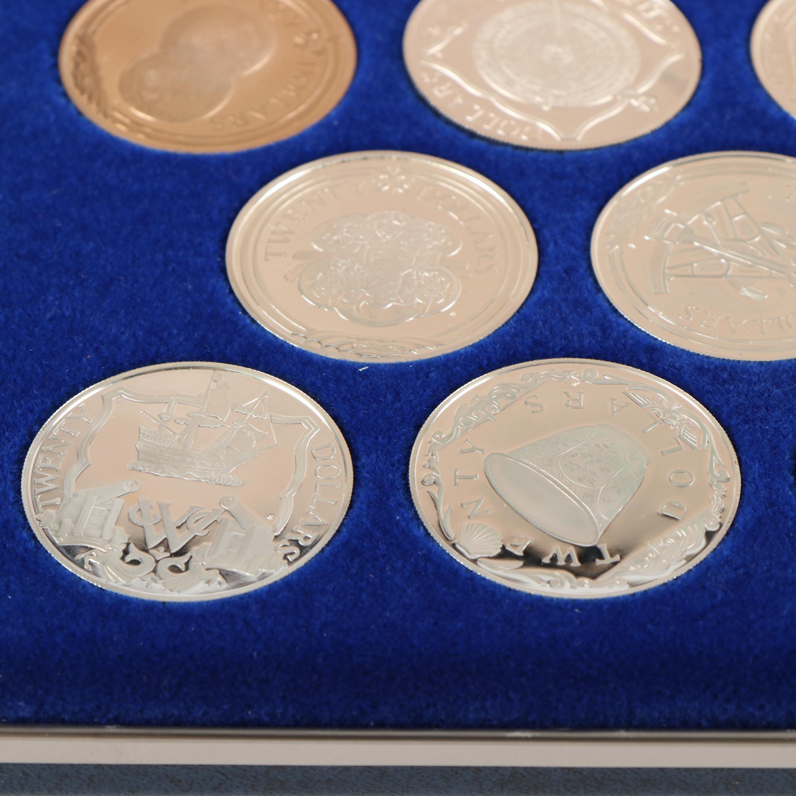 British Virgin Islands, "Treasure Coins of the Caribbean" Coin Set