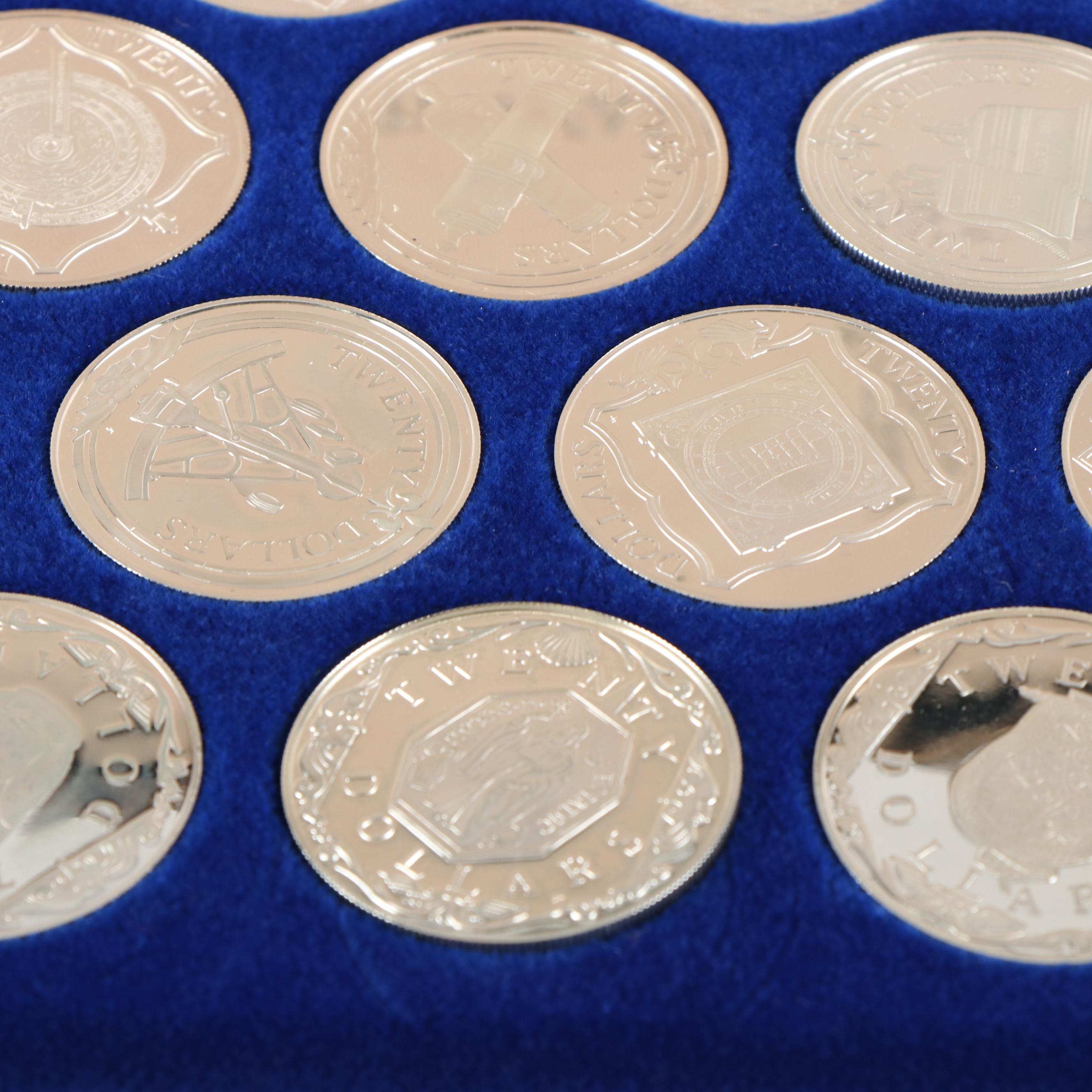 British Virgin Islands, "Treasure Coins of the Caribbean" Coin Set