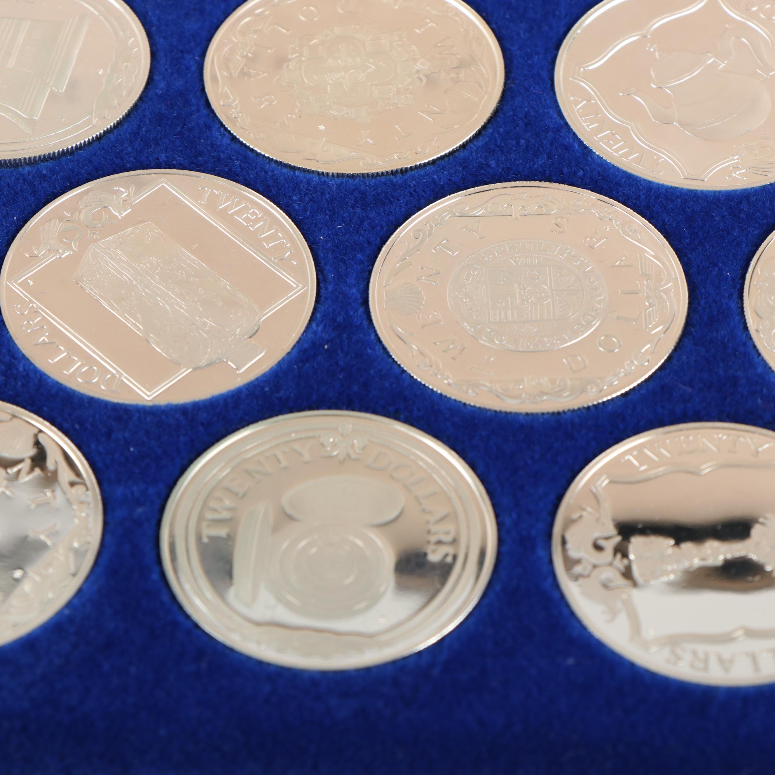 British Virgin Islands, "Treasure Coins of the Caribbean" Coin Set