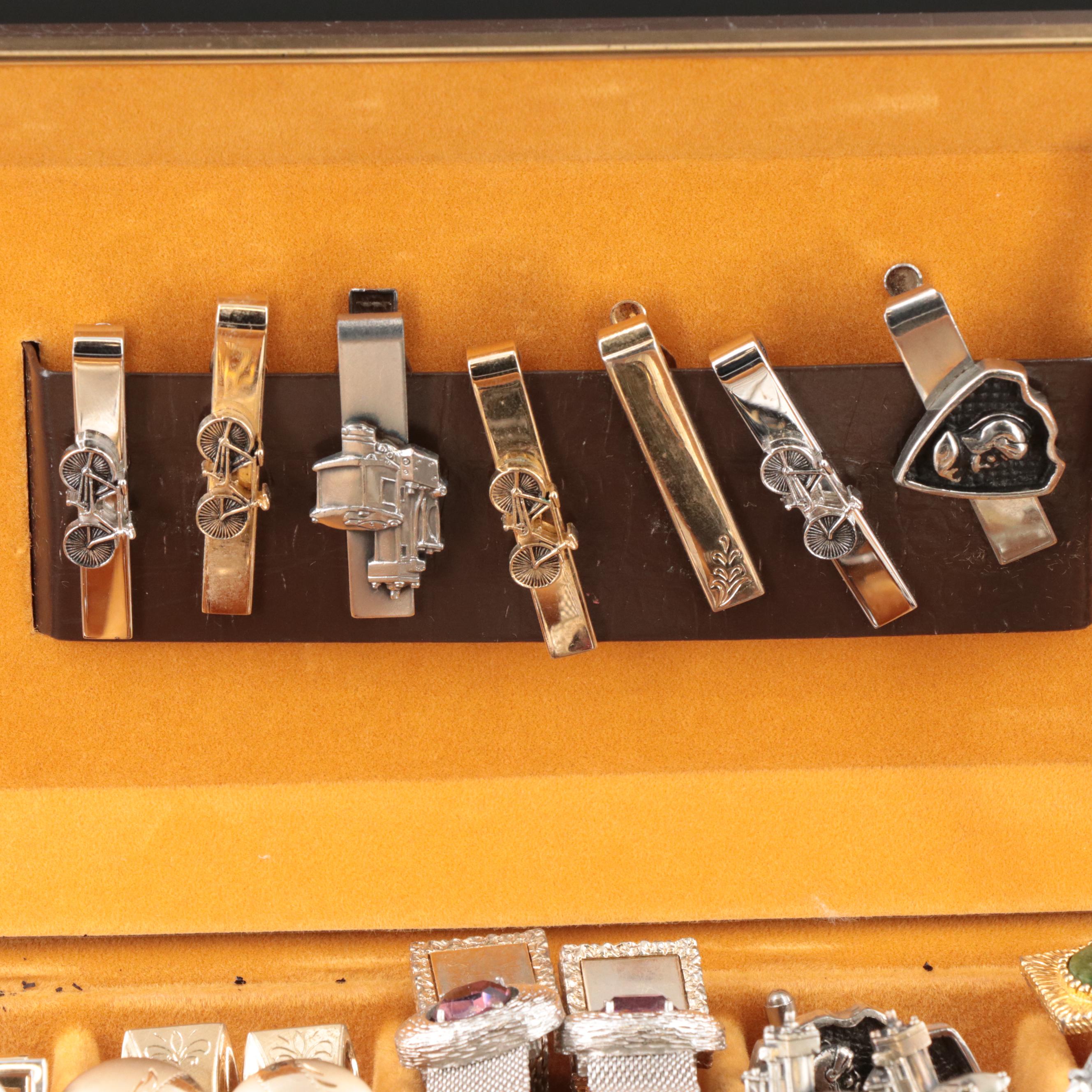 Mens Jewelry Including Serpentine, Watches and Rhinestones