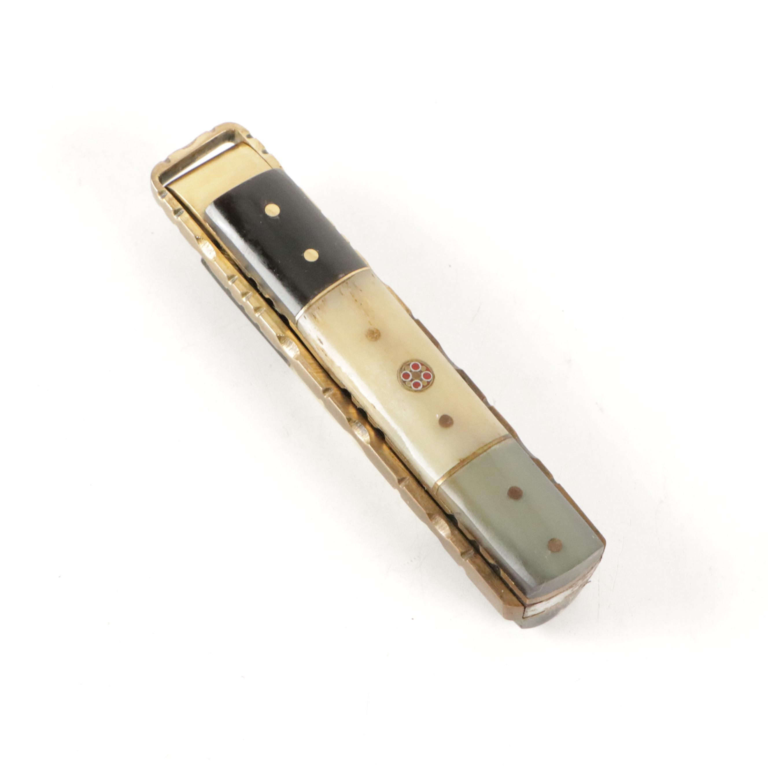 Hand-Crafted Damascus Steel Fixed Blade Ulu, Folding and Fixed Blade Knife