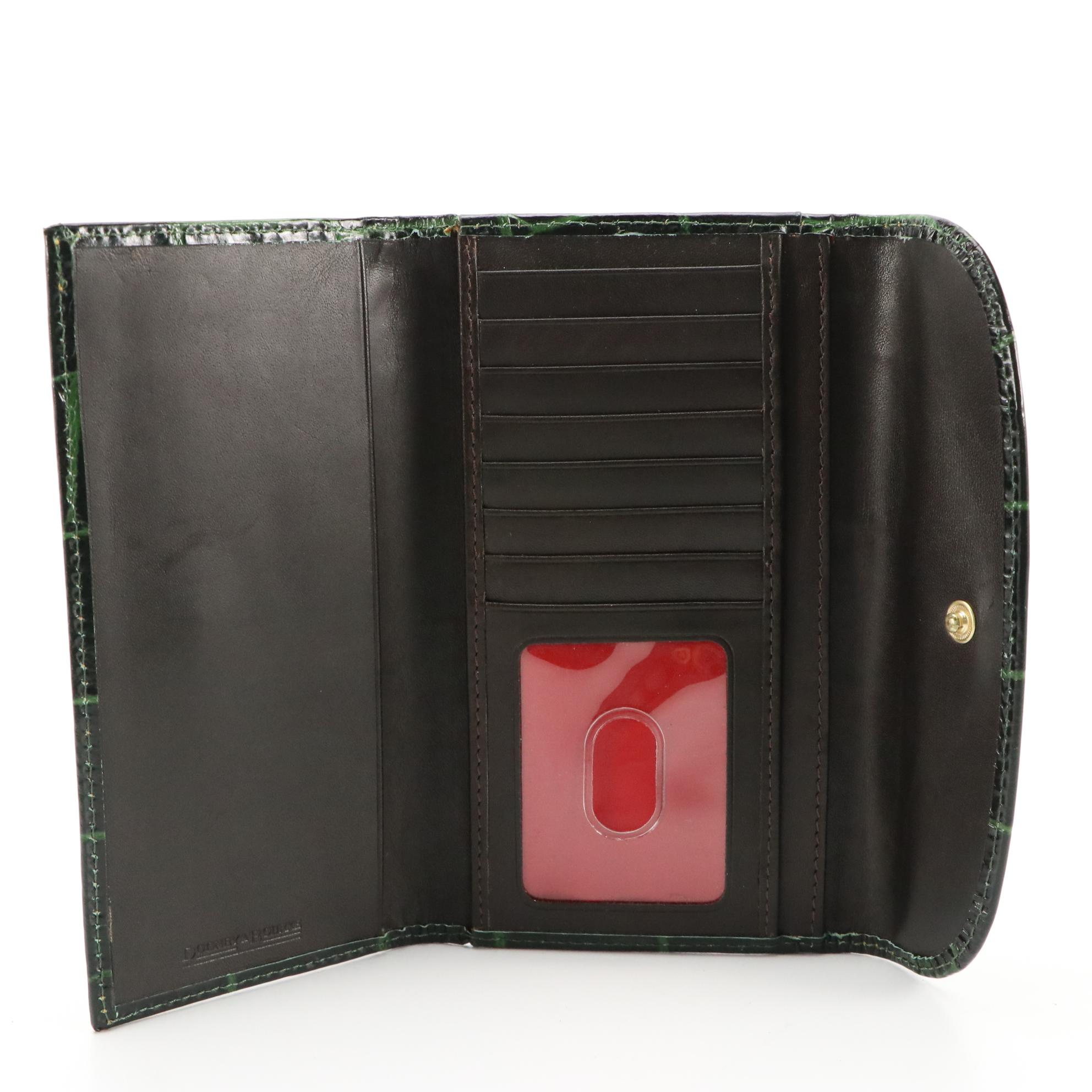 Tory Burch, Dooney & Bourke, and Kate Spade Long Wallets in Textured Leather