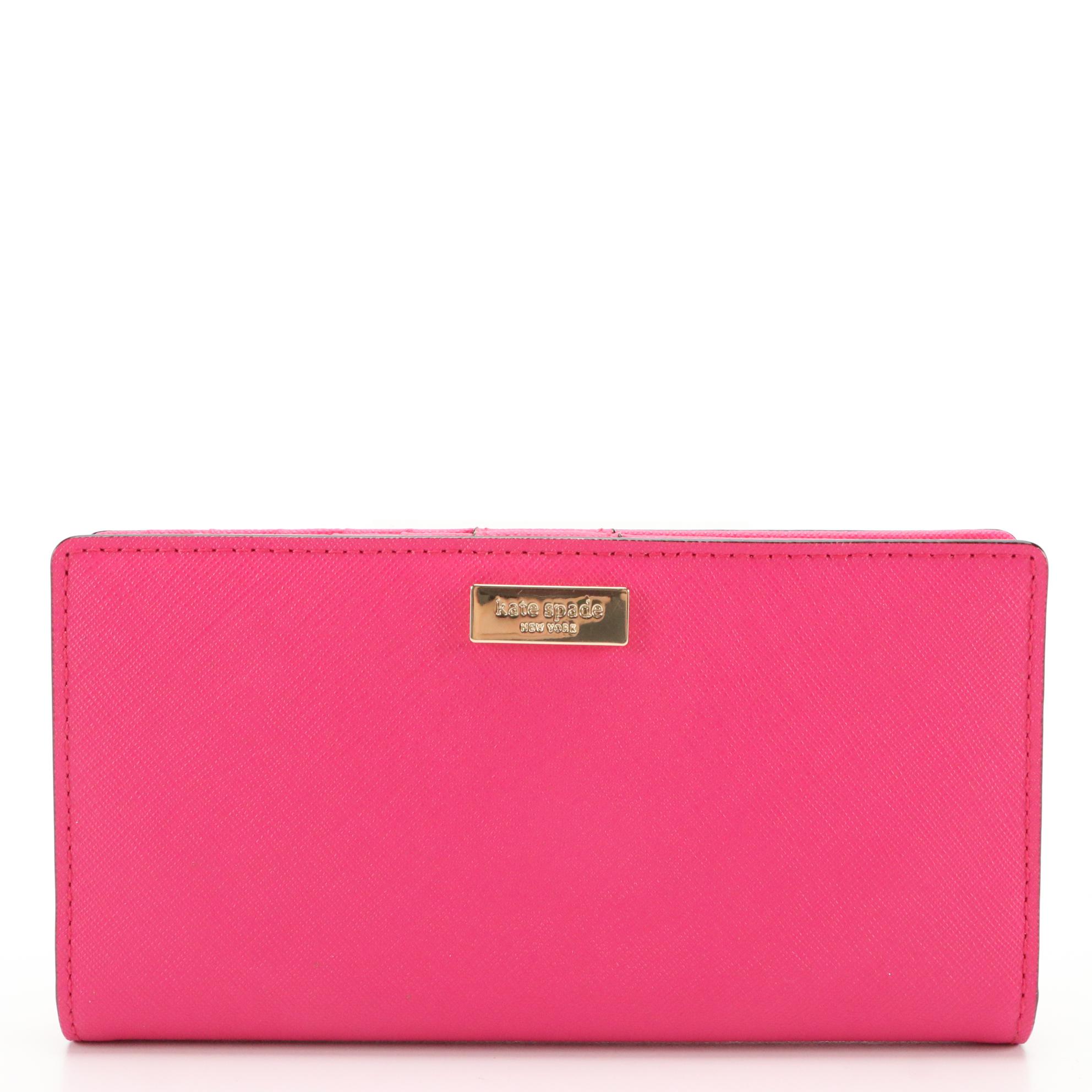 Tory Burch, Dooney & Bourke, and Kate Spade Long Wallets in Textured Leather