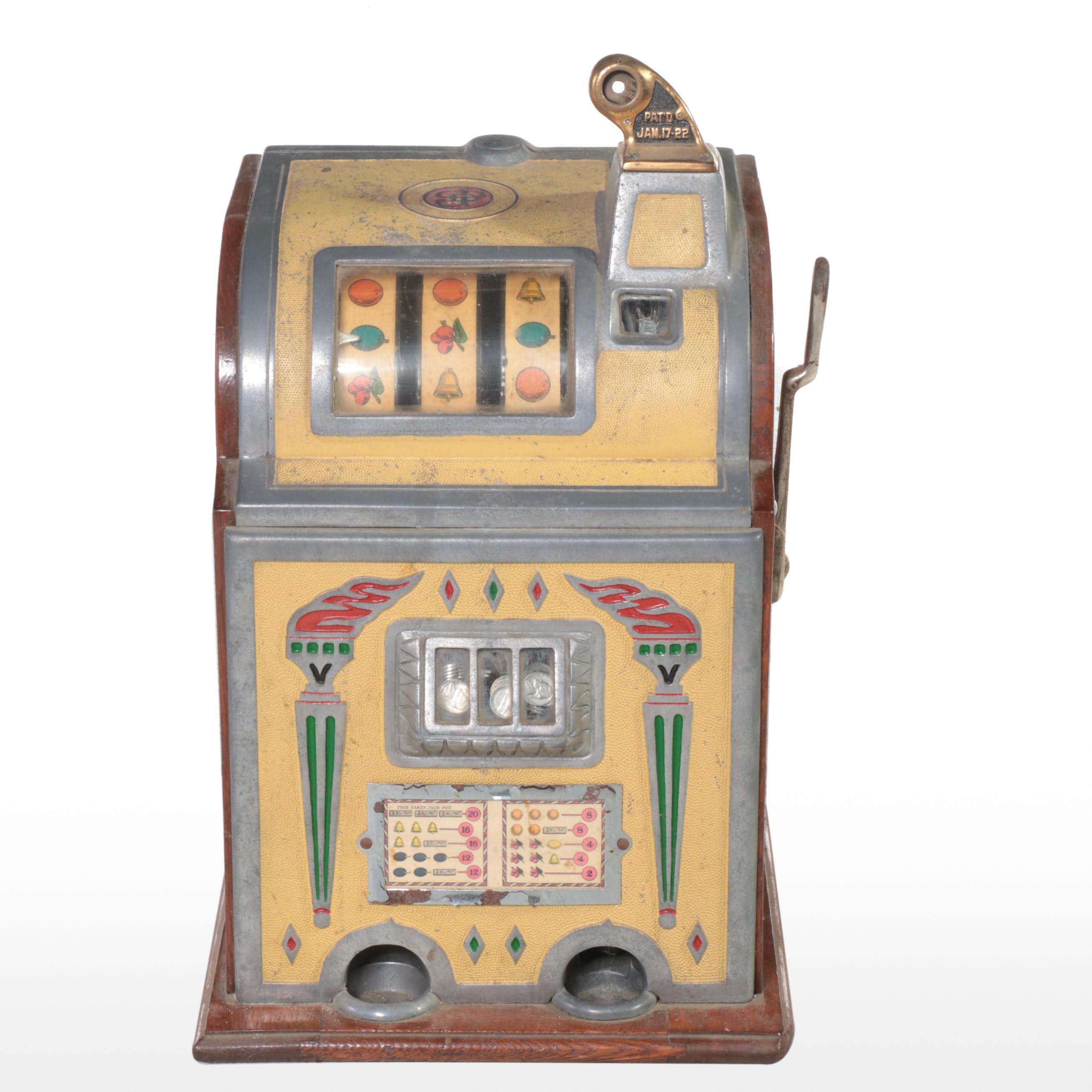O. D. Jennings Slot Machine, Early 20th Century