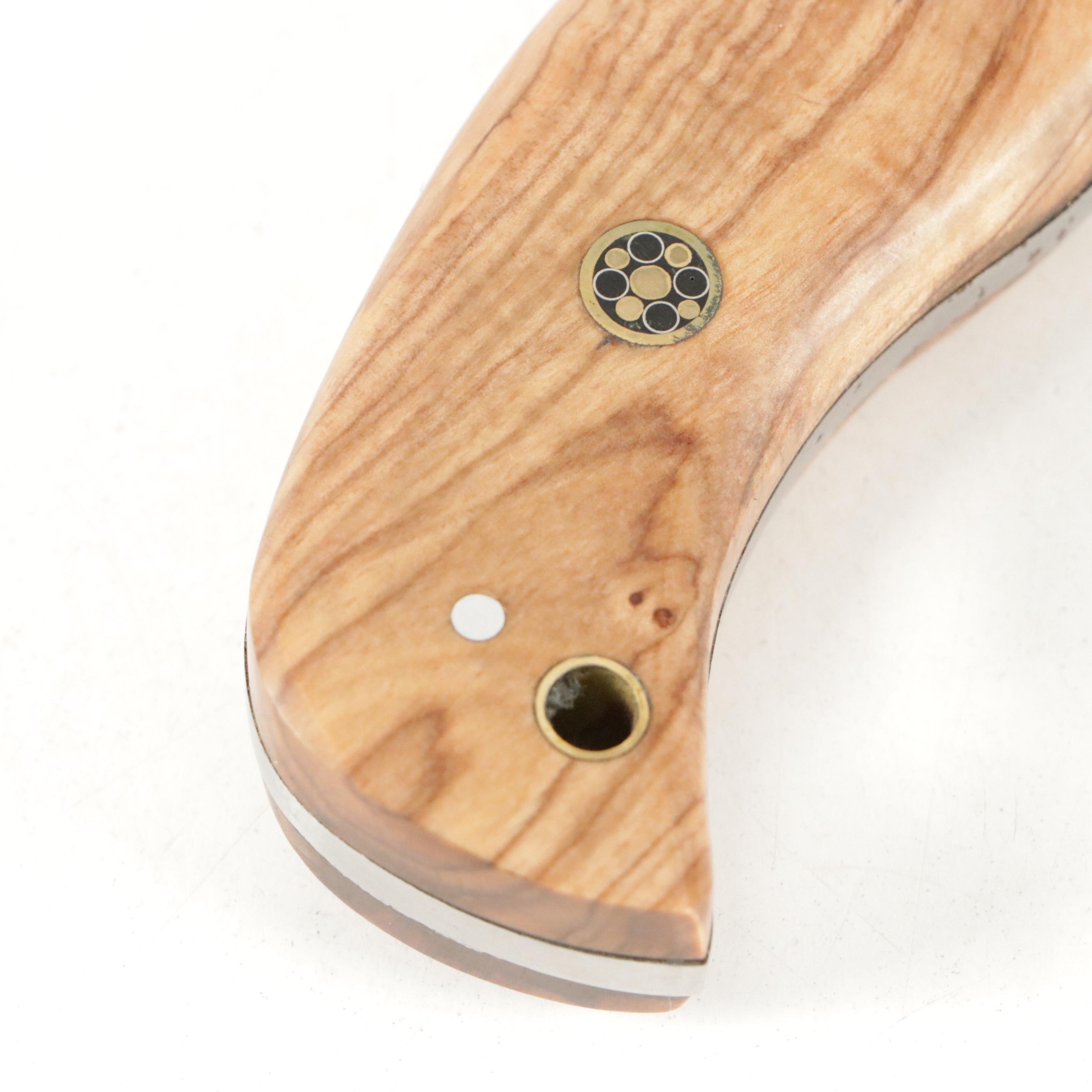 Hand-Crafted Damascus Steel Fixed Blade Knives with Leather Scabbards