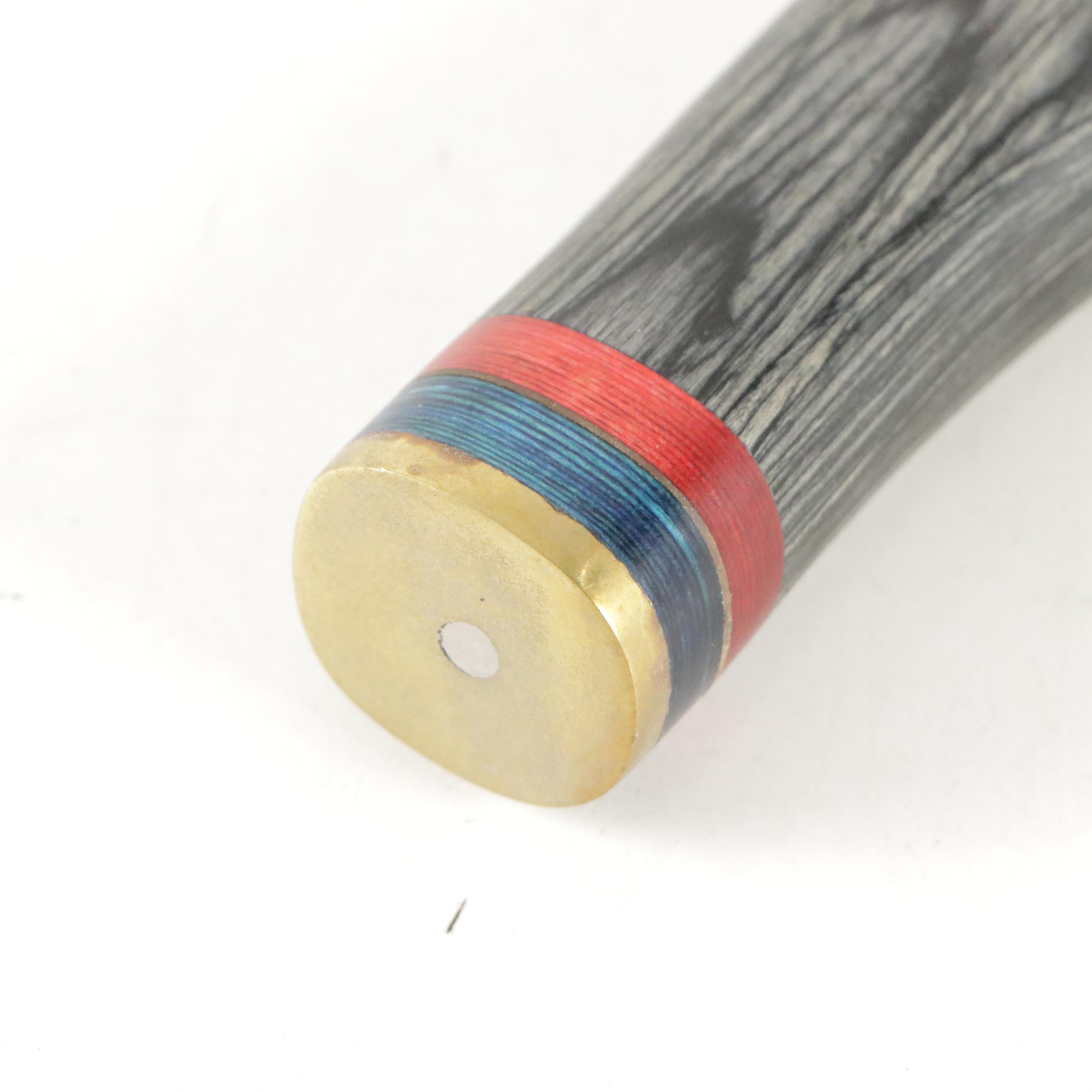 Hand-Crafted Damascus Steel Fixed Blade Knives with Leather Scabbards