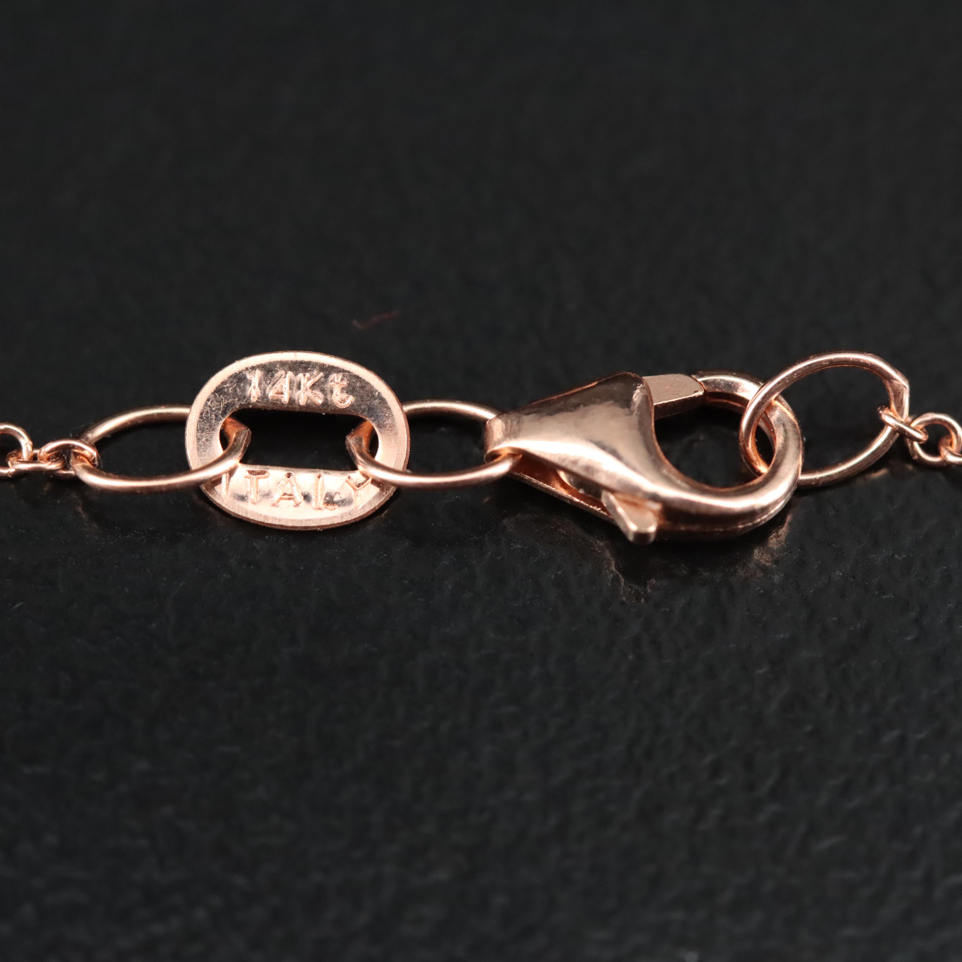 EFFY 14K Rose Gold Amethyst Pendant Necklace