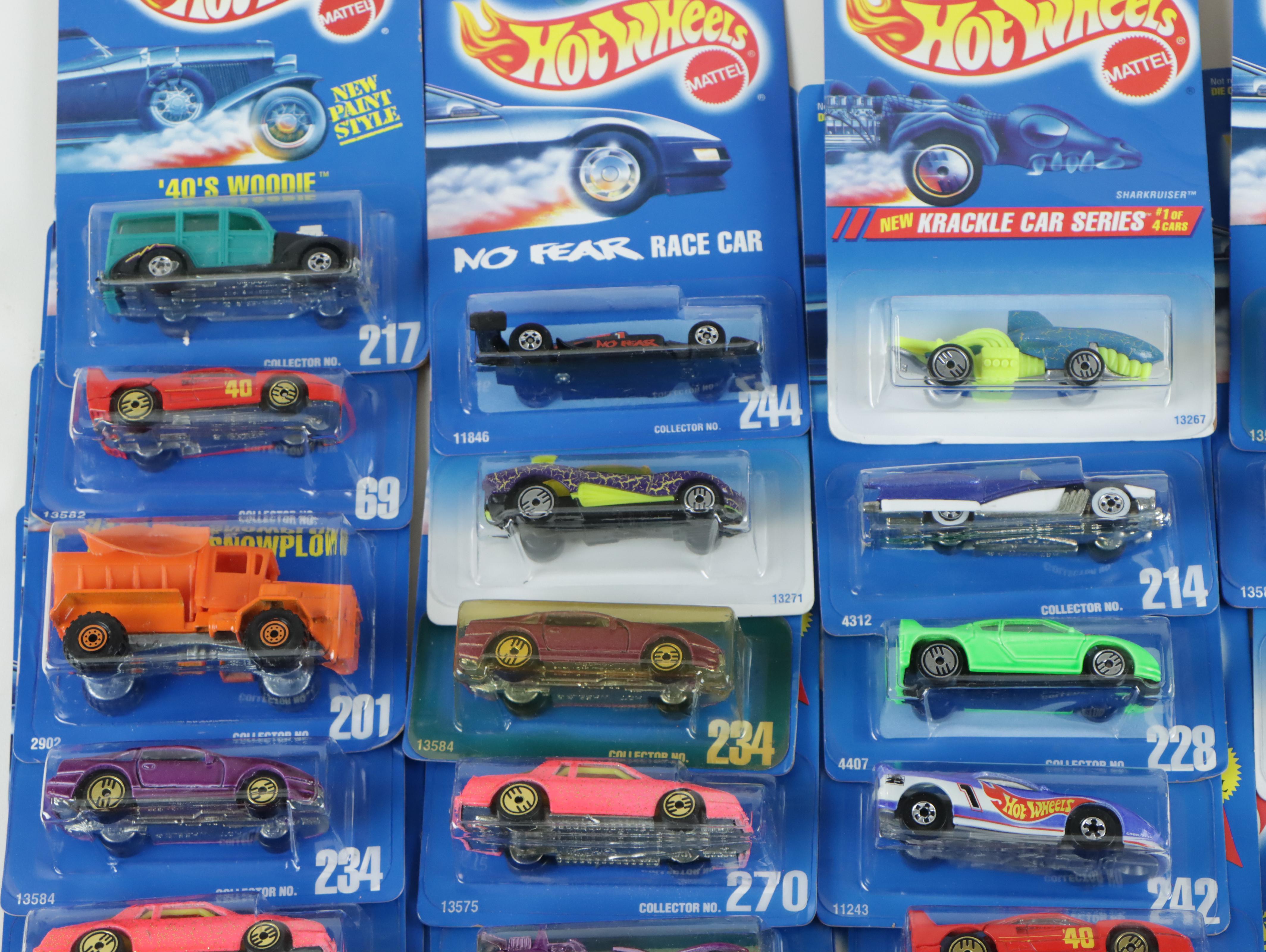 Hot Wheels First Editions, 1995 Model Series, Krackle Car Series, and