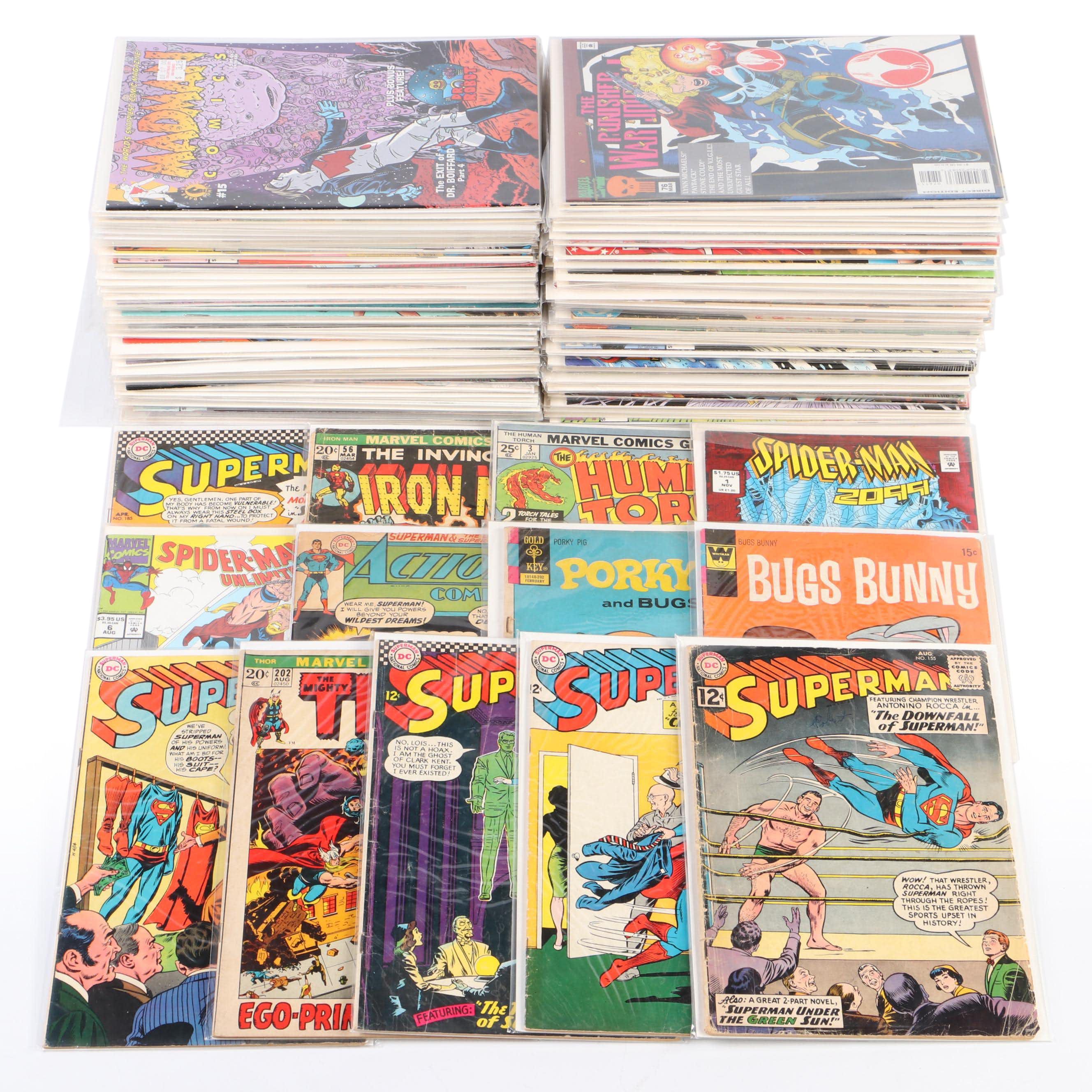 SilverModern Age Comic Books Featuring "Iron Man", "The Human Torch