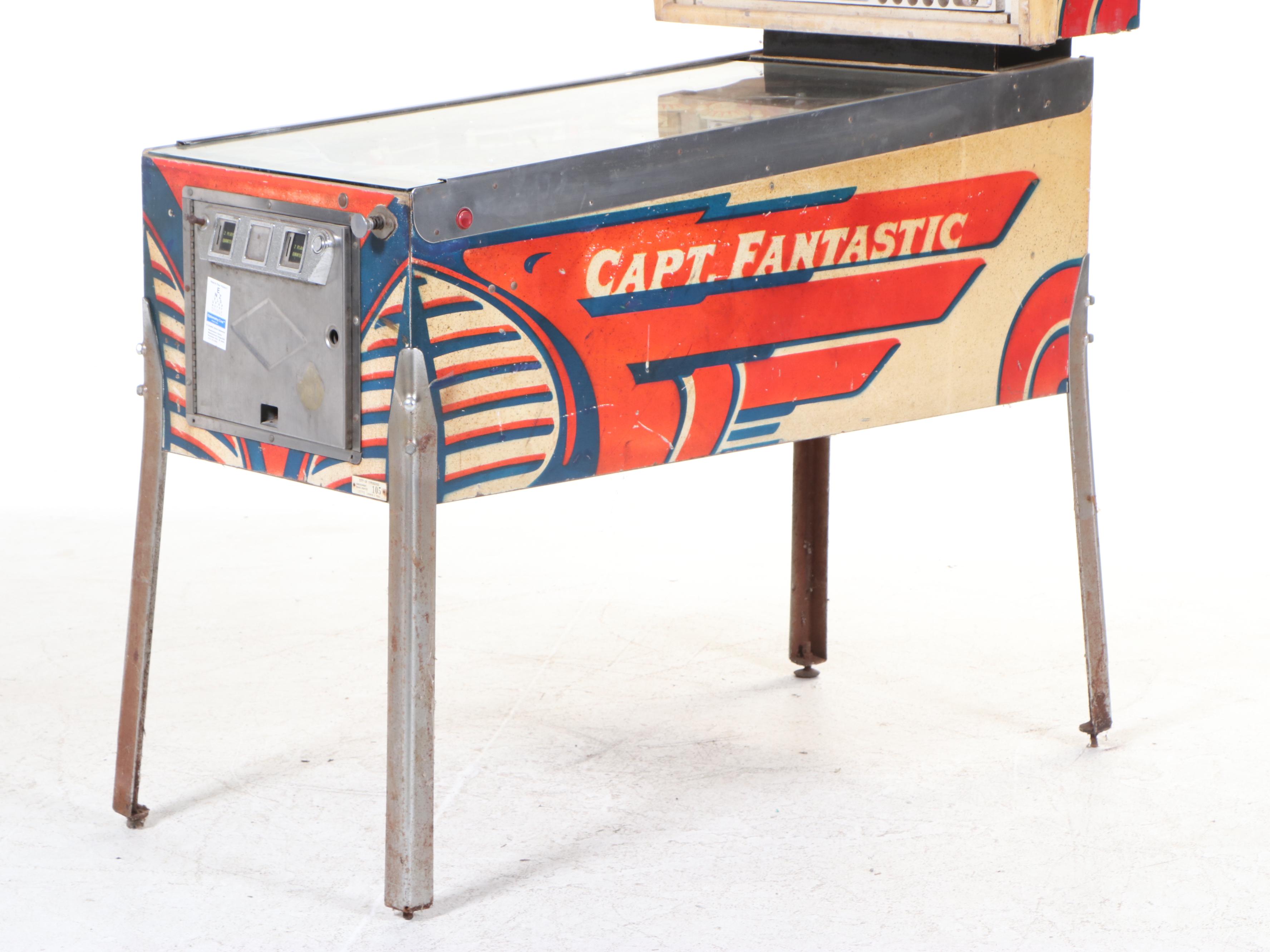 Bally Captain Fantastic Pinball Machine, 1979