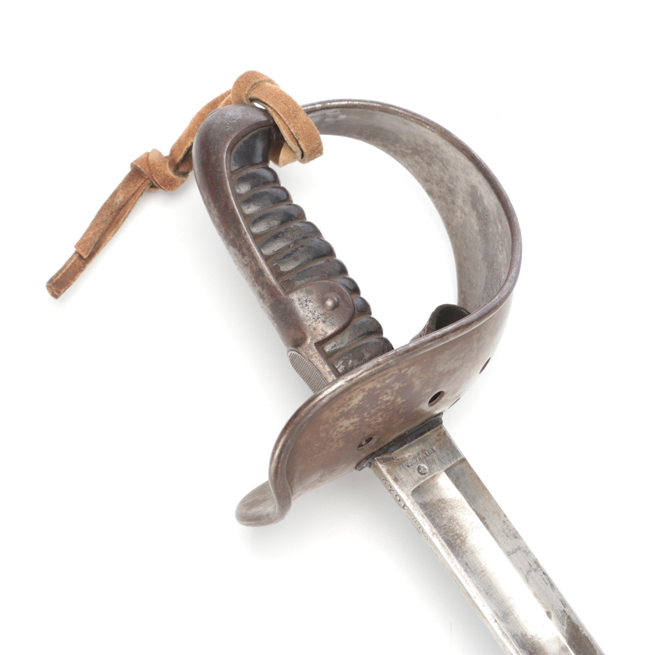 Swiss Army M1867 Cavalry Trooper's Sabre, Late 19th Century
