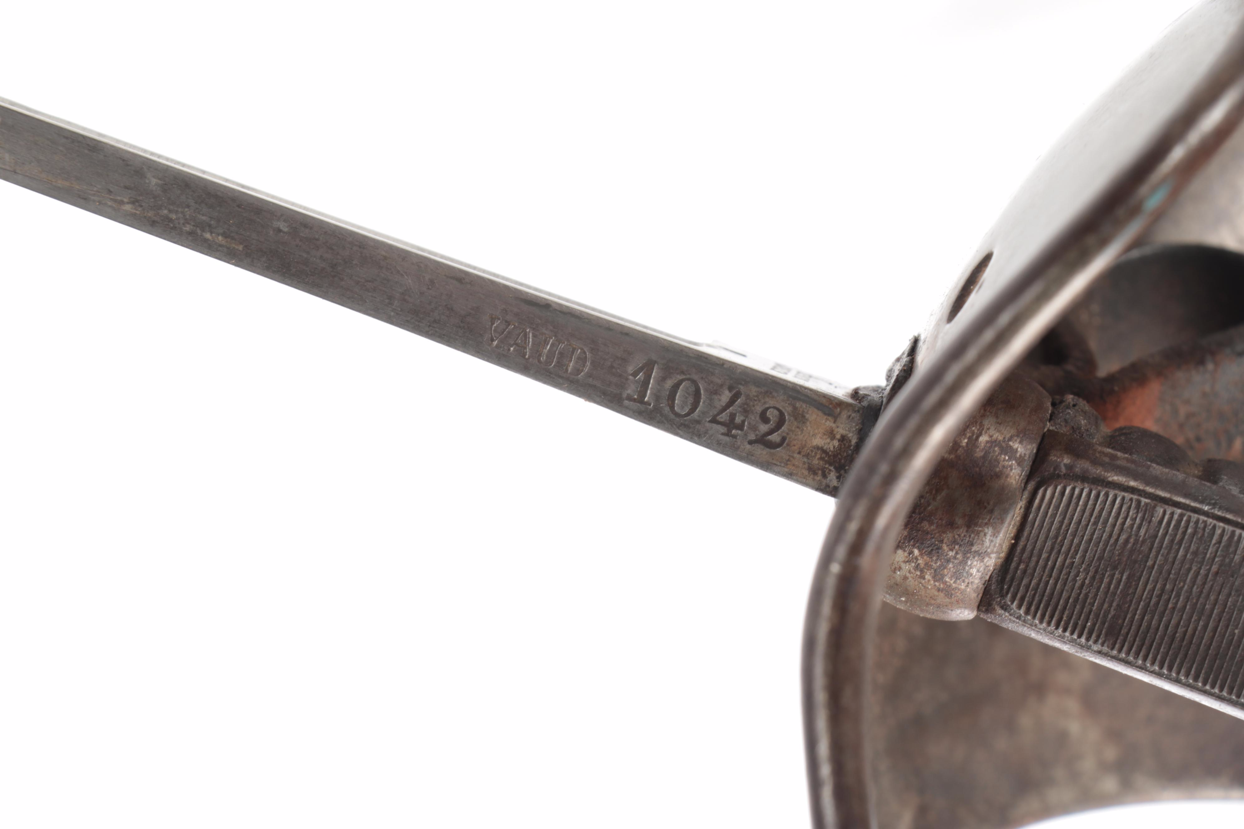 Swiss Army M1867 Cavalry Trooper's Sabre, Late 19th Century