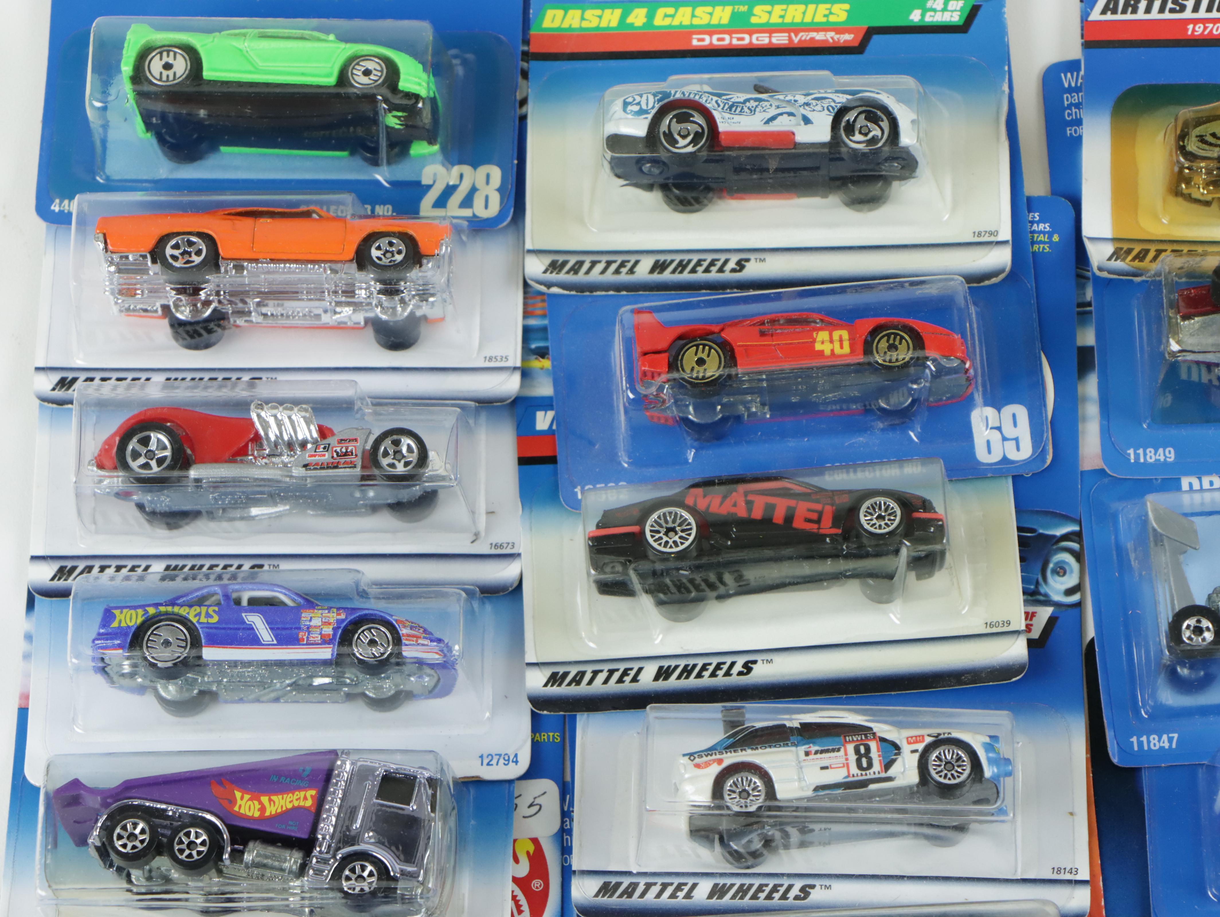 Mattel Hot Wheels Rolls-Royce Phantom, Ferrari 355, and Other Toy Cars