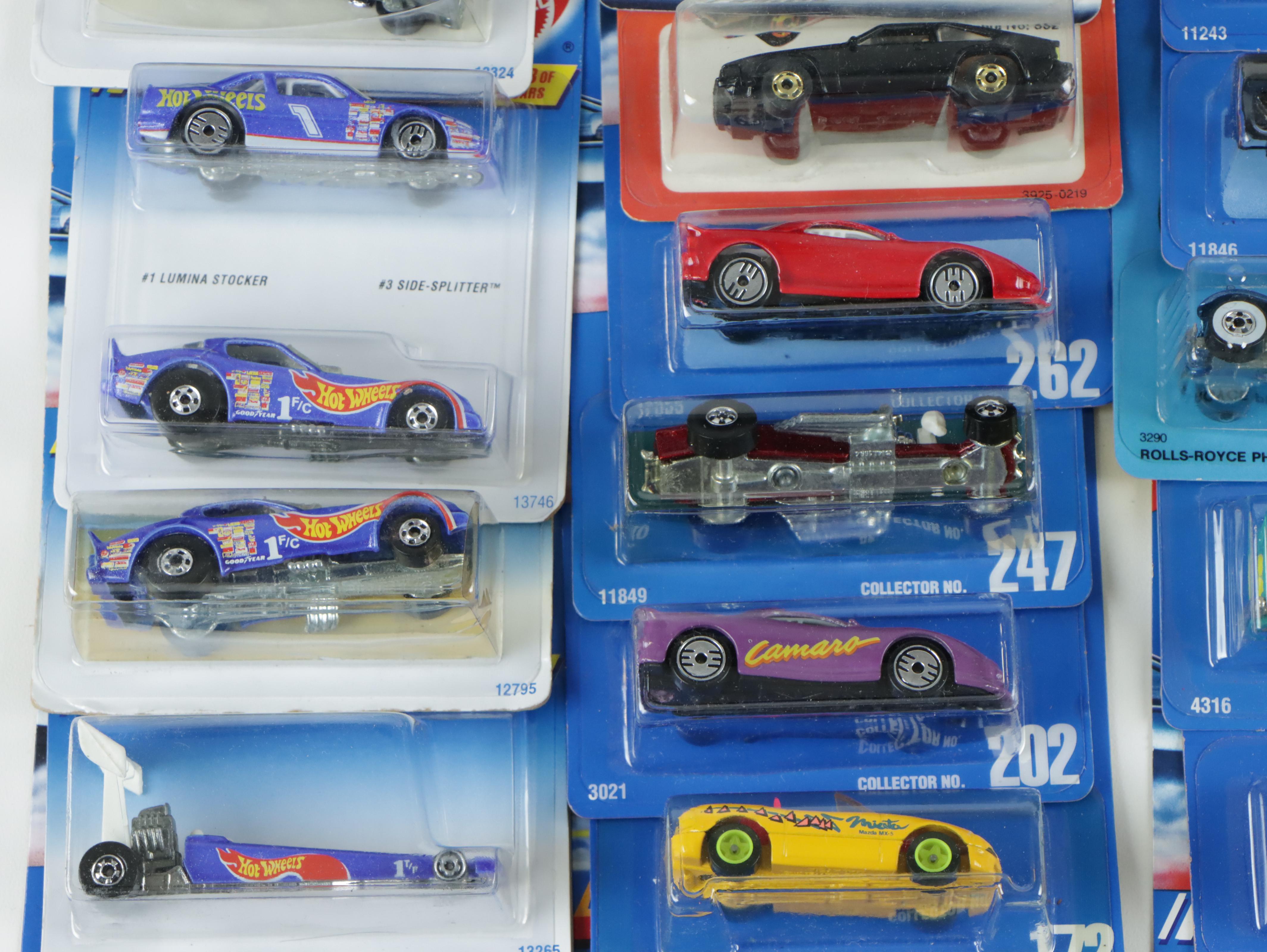 Mattel Hot Wheels Rolls-Royce Phantom, Ferrari 355, and Other Toy Cars