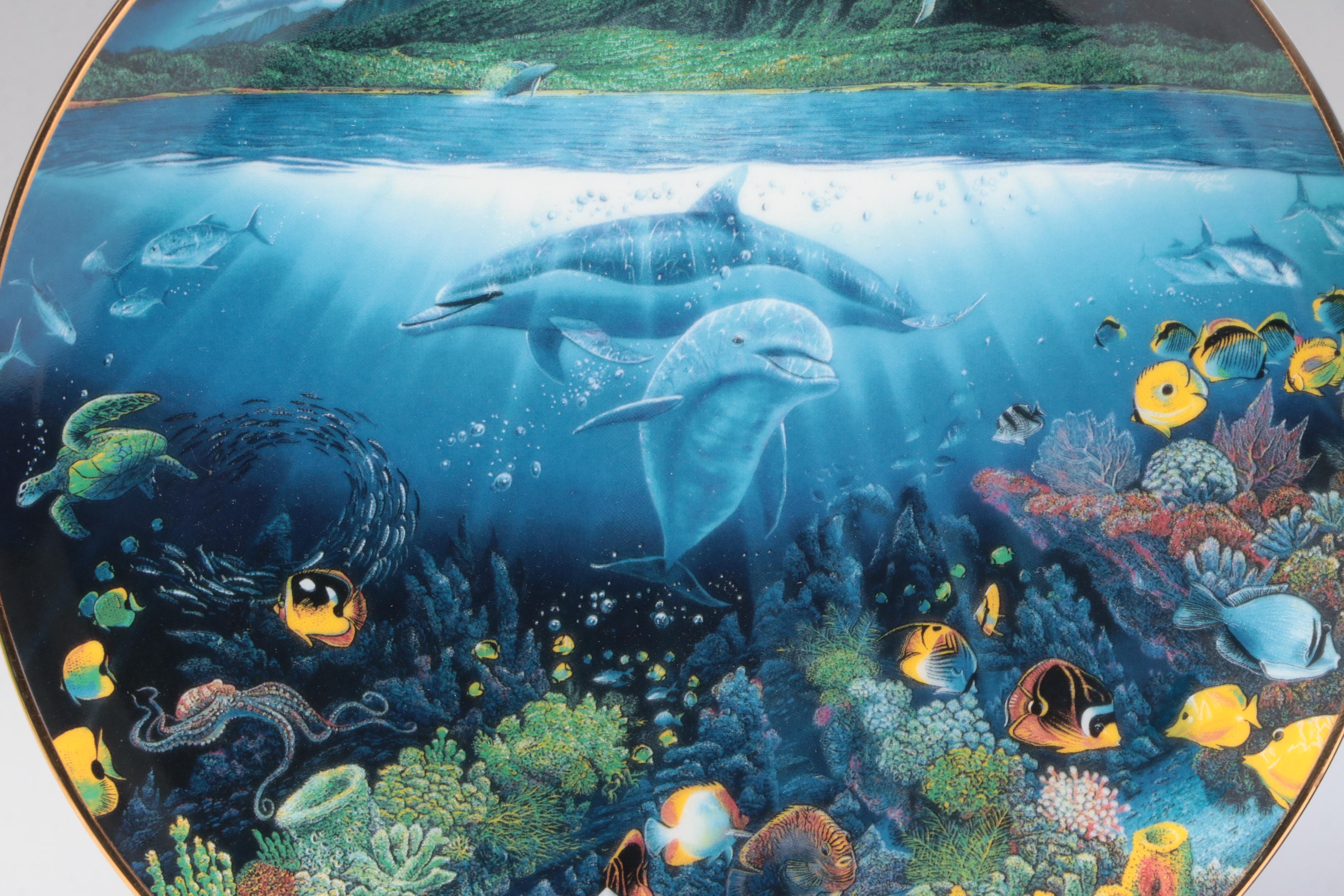 Uranium Glass Bowl with Other Vases, Pitcher, Candle Holder and Plate