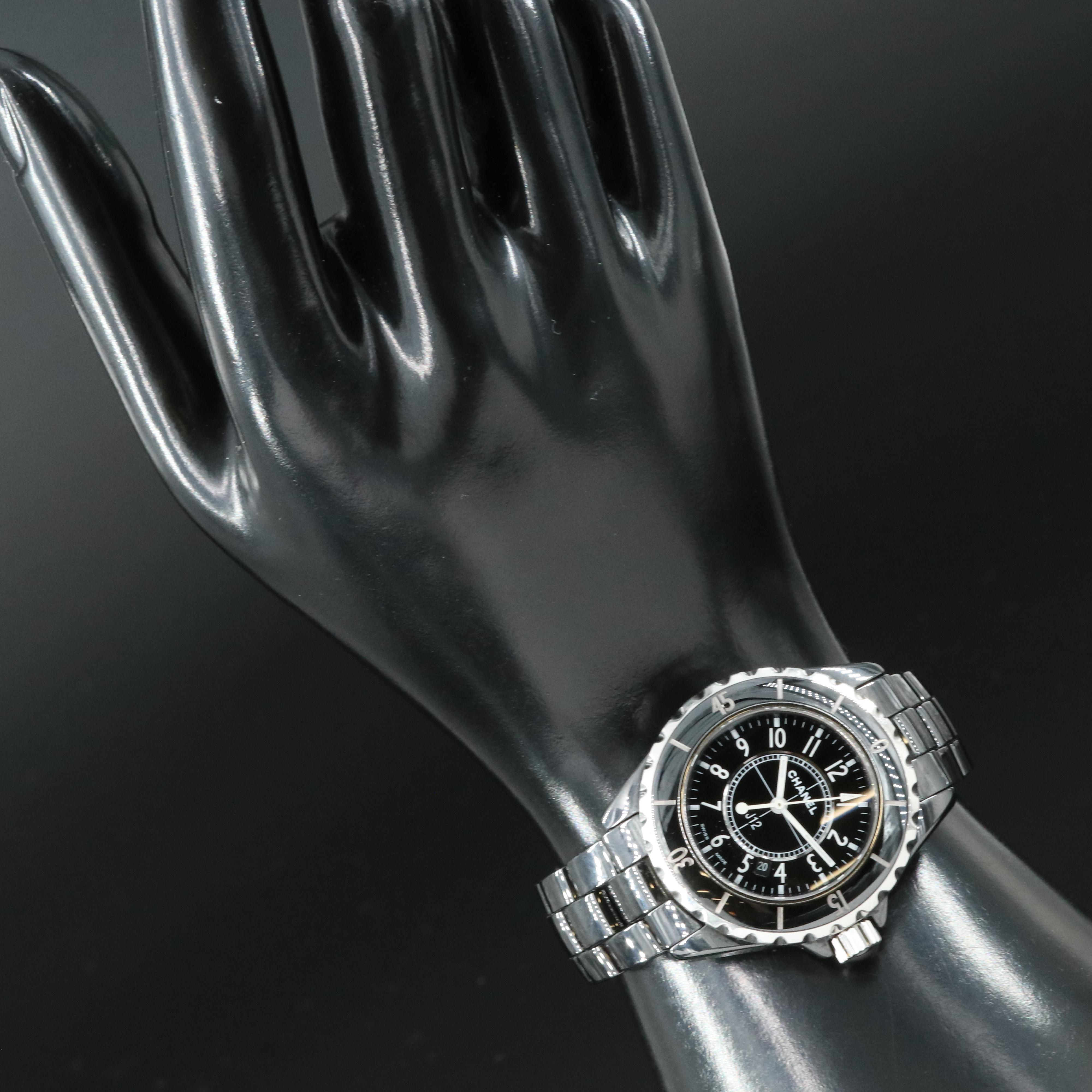 Chanel J12 Black Ceramic 34MM Quartz Watch