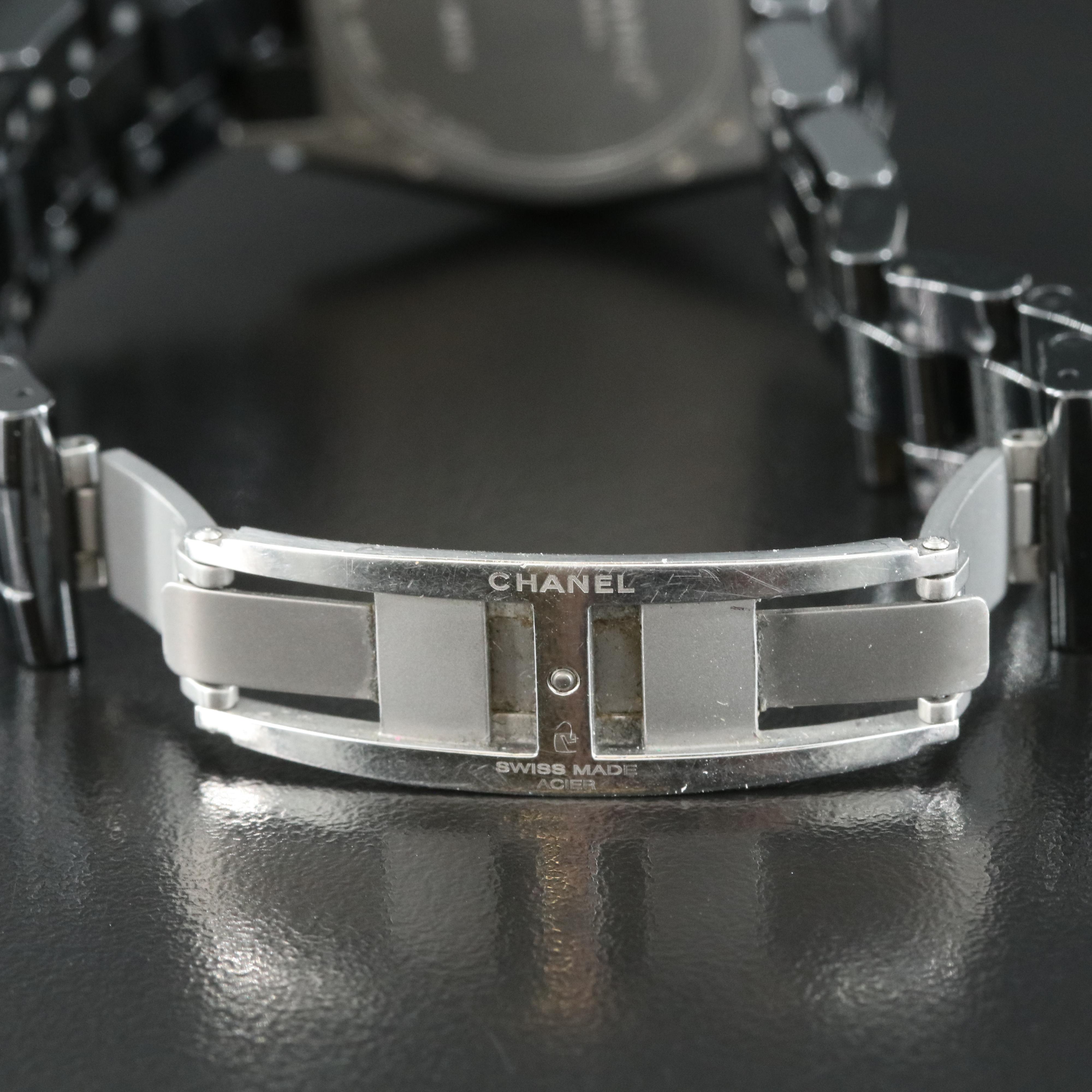 Chanel J12 Black Ceramic 34MM Quartz Watch