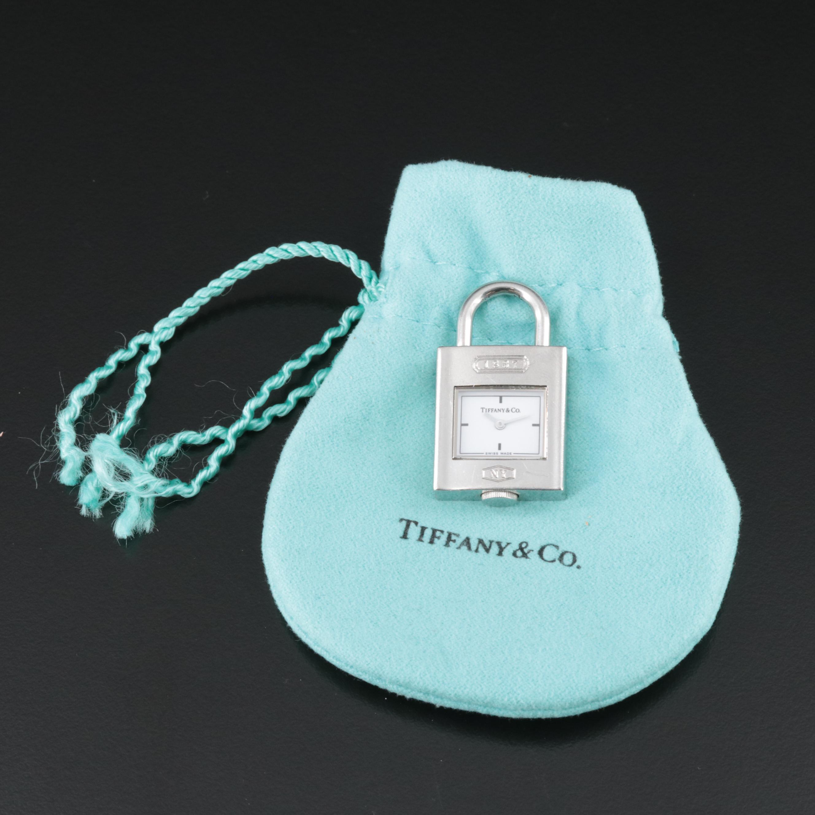 Tiffany & Co. Padlock Time Piece Charm