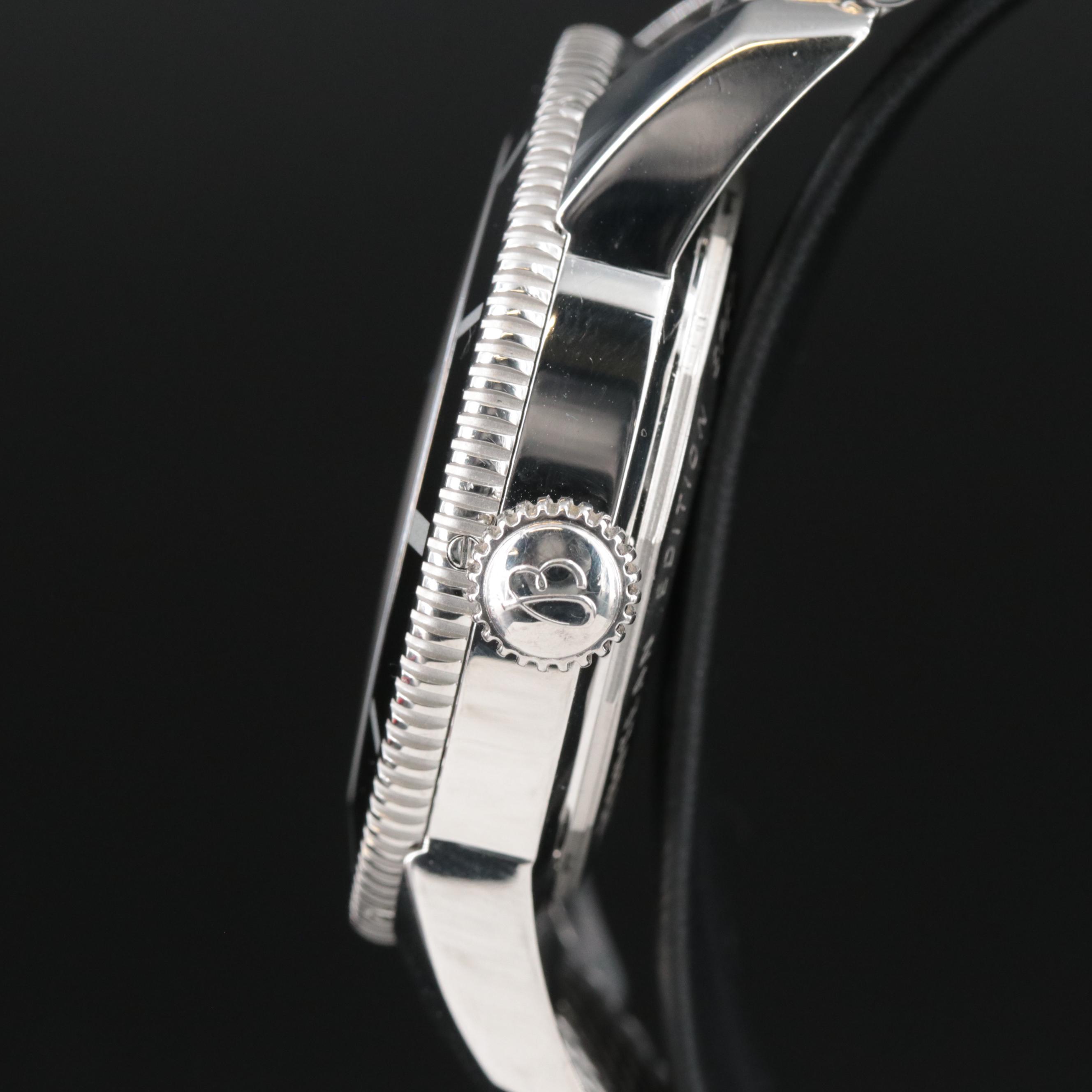 Breitling SuperOcean Heritage 46 Black Steel Automatic Watch