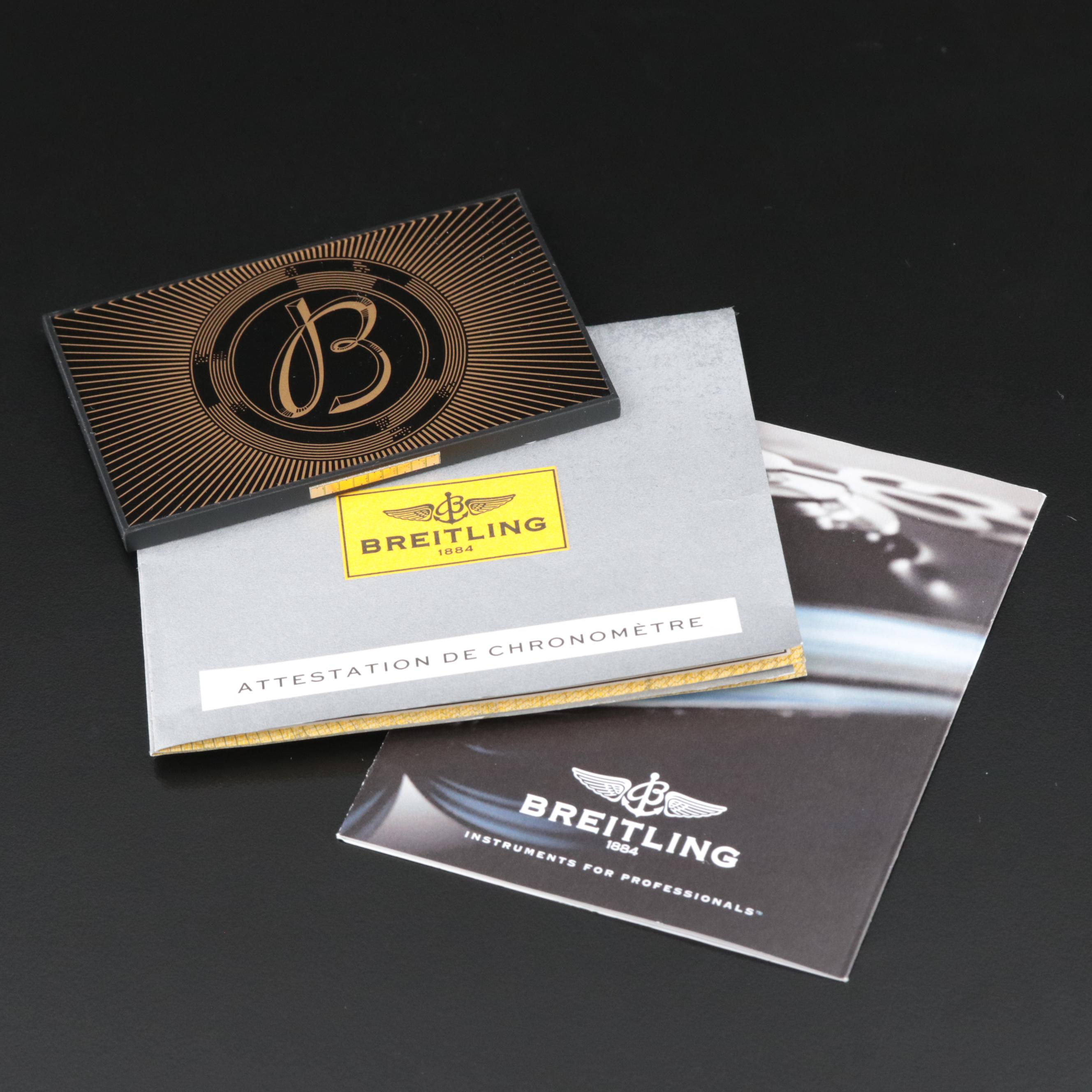 Breitling SuperOcean Heritage 46 Black Steel Automatic Watch