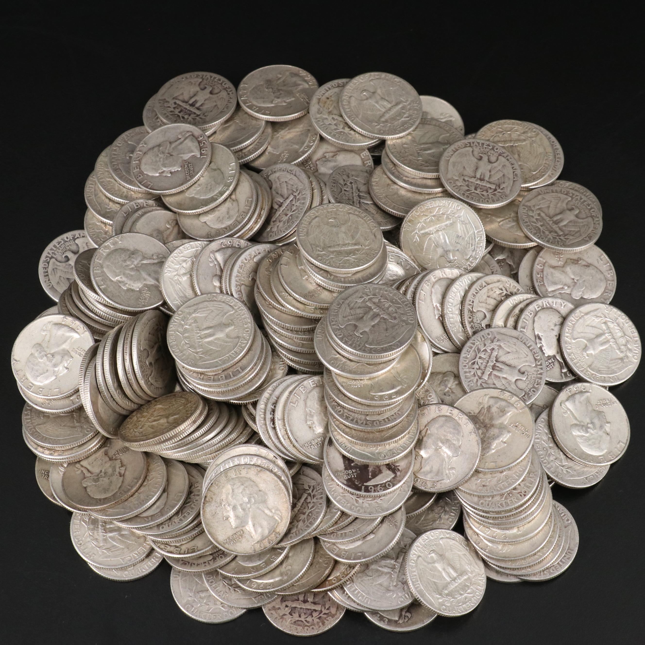 276 Washington Silver Quarters