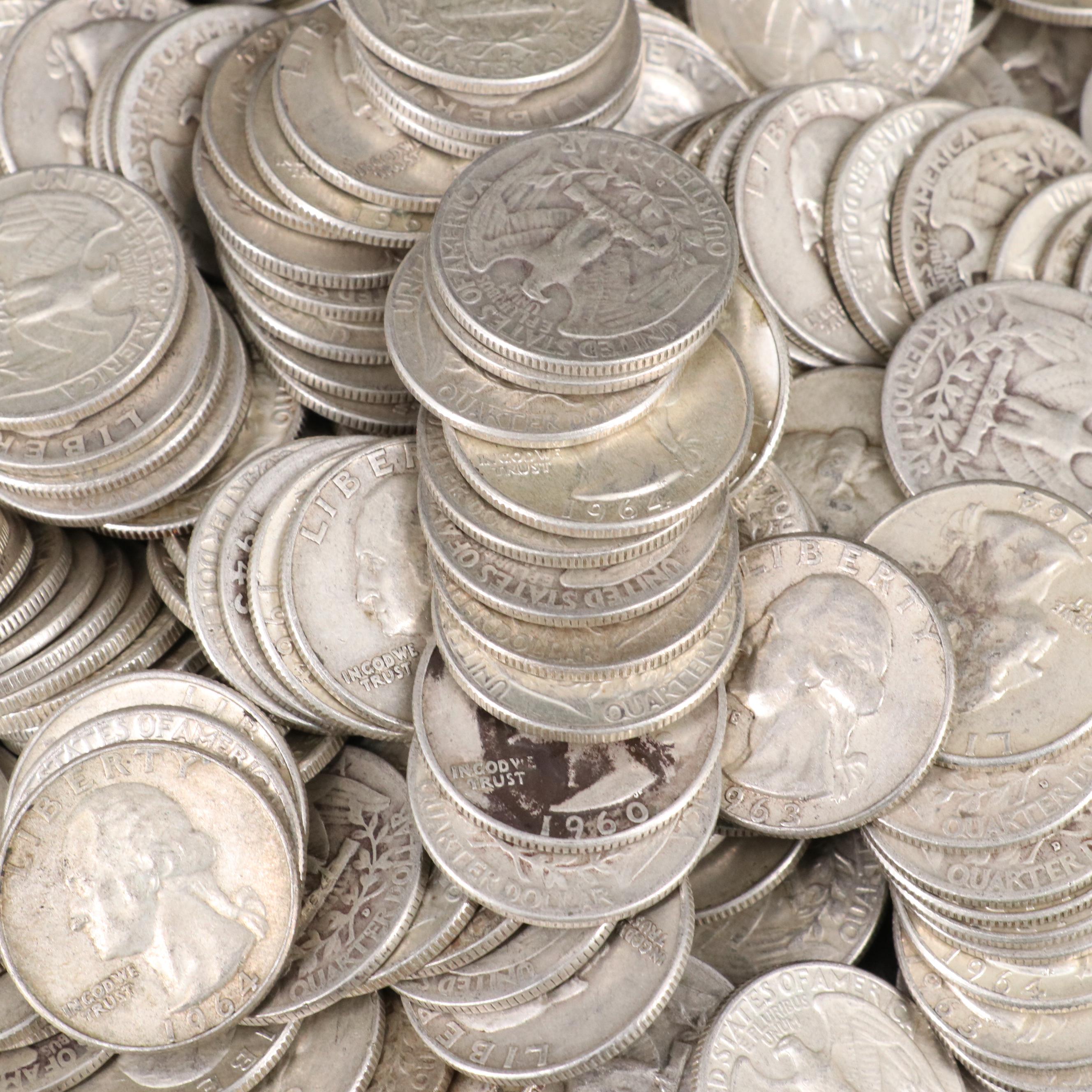 276 Washington Silver Quarters