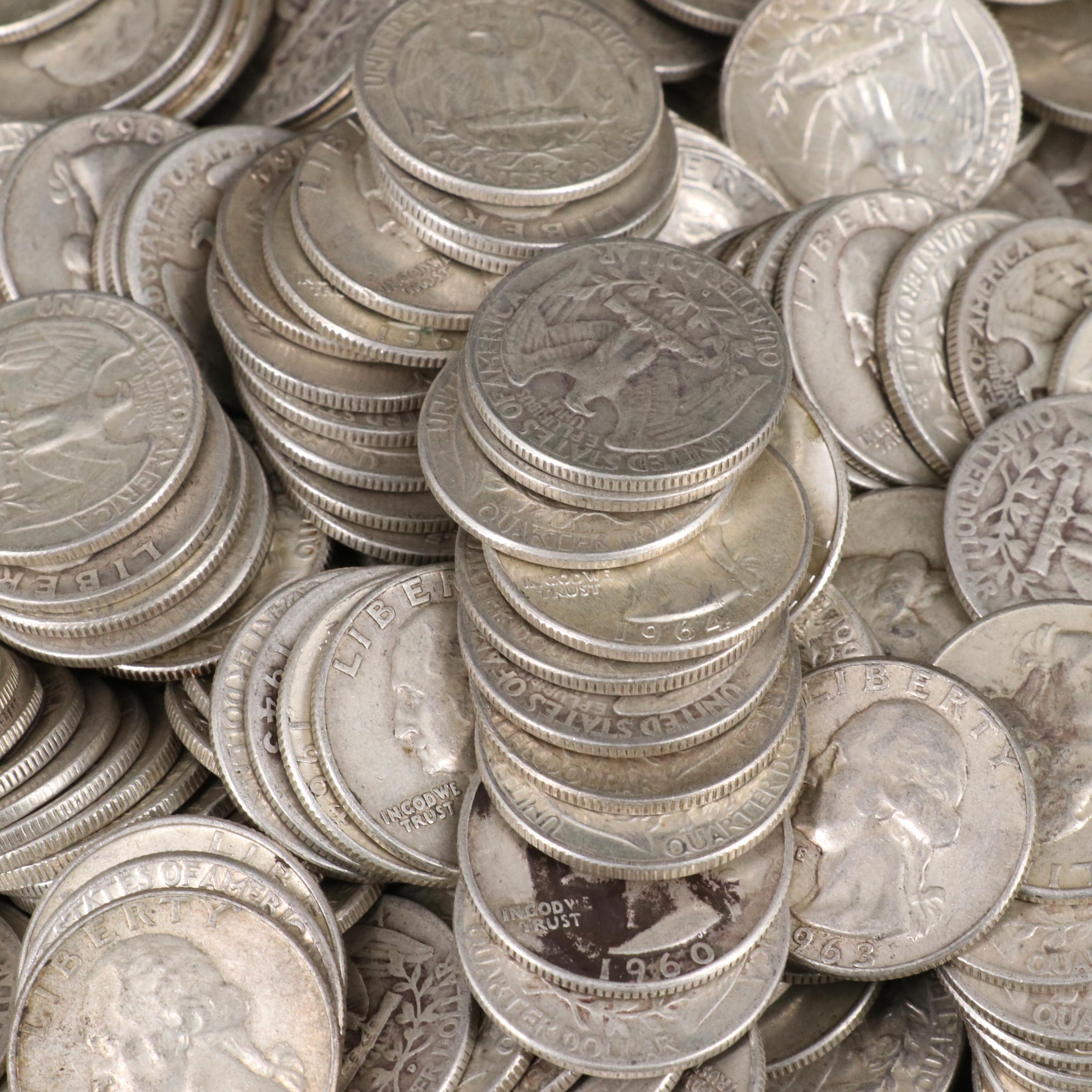 276 Washington Silver Quarters