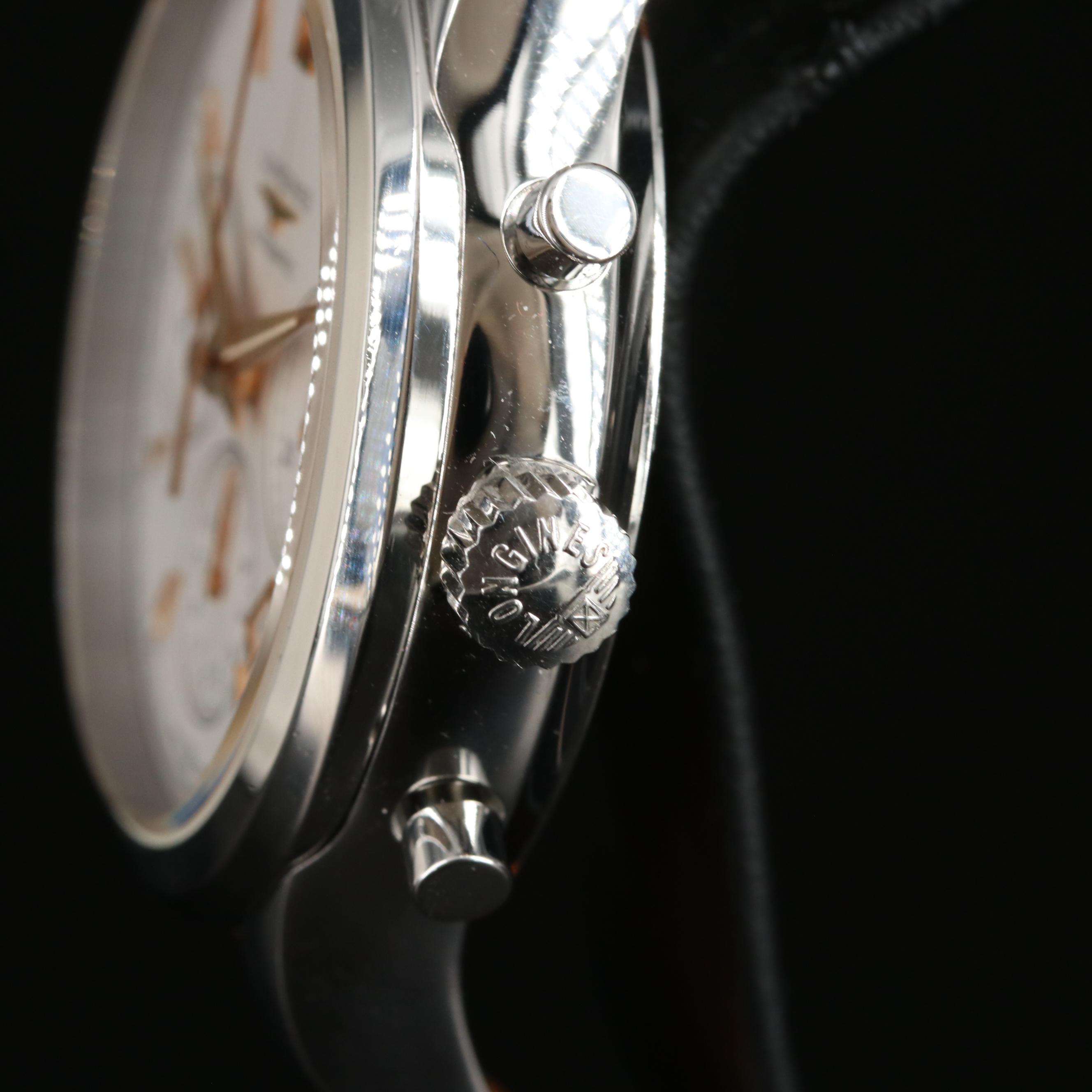 Longines Heritage Column-Wheel Chronograph 41MM Steel Automatic Watch