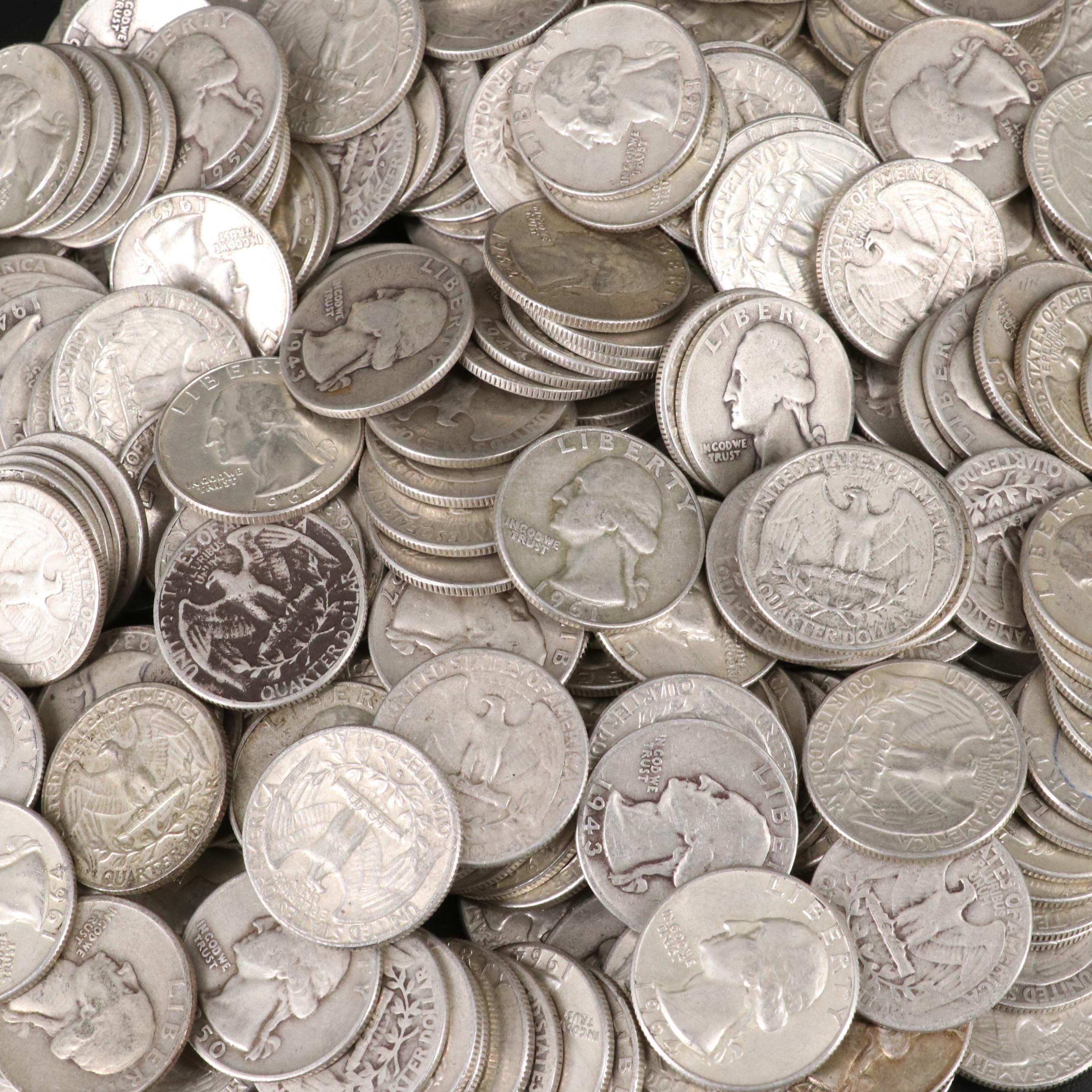 276 Washington Silver Quarters