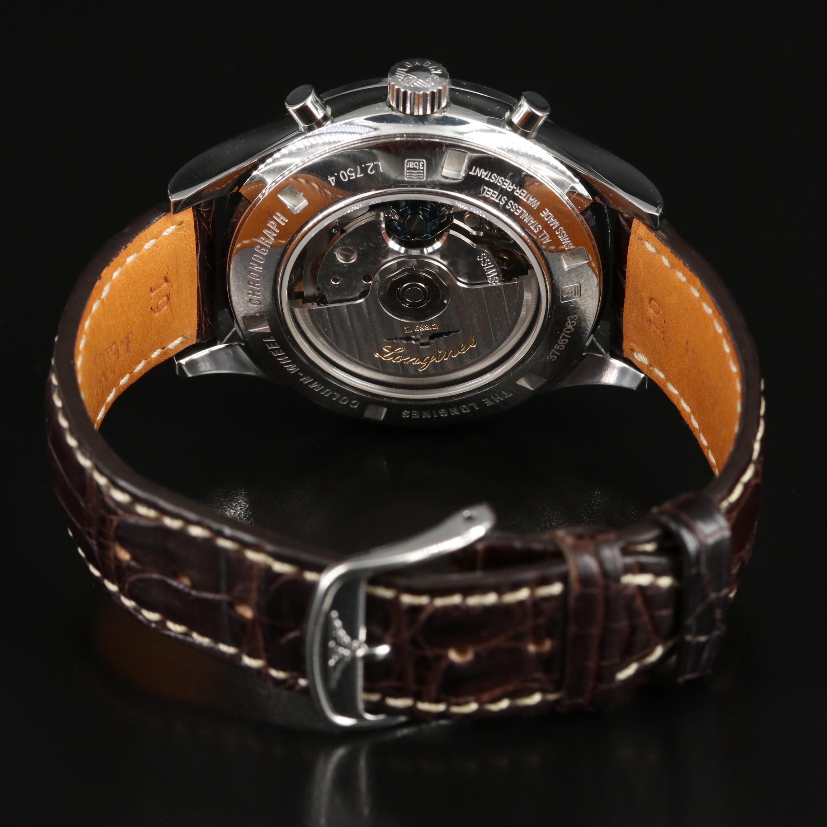 Longines Heritage Column-Wheel Chronograph 41MM Steel Automatic Watch