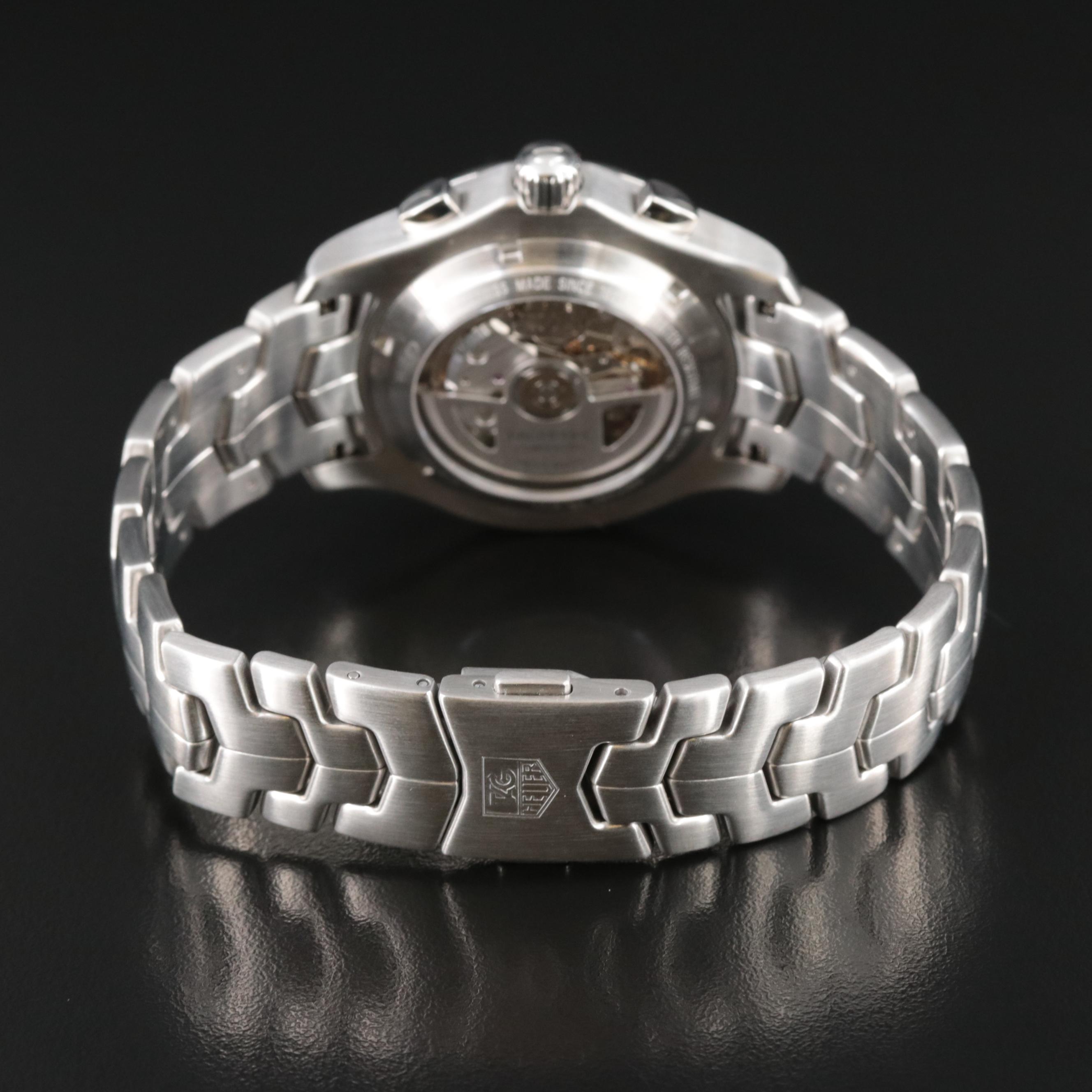 TAG Heuer Link Chronograph Calibre 16 Black Automatic Watch