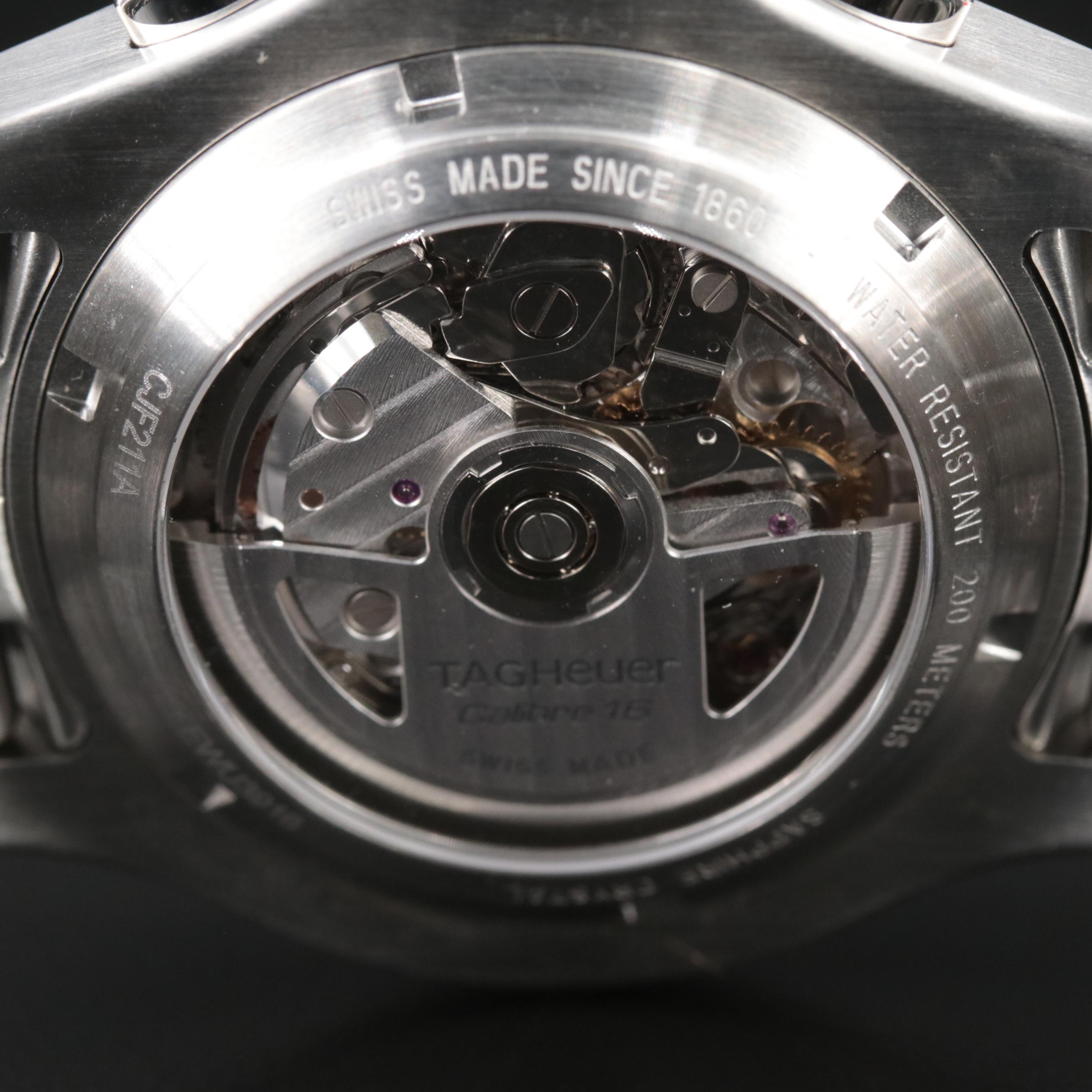 TAG Heuer Link Chronograph Calibre 16 Black Automatic Watch