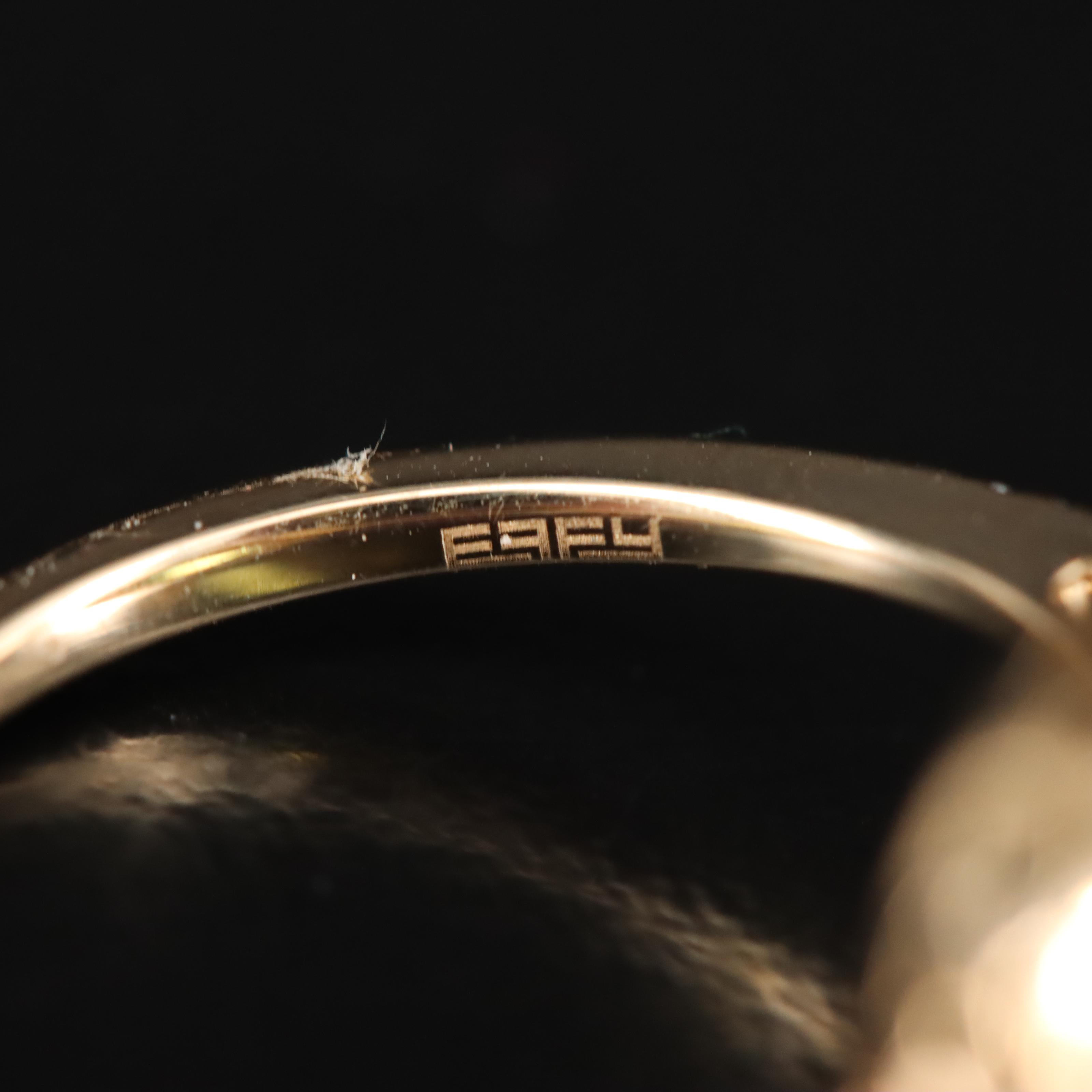 EFFY 14K Peridot and Diamond Ring