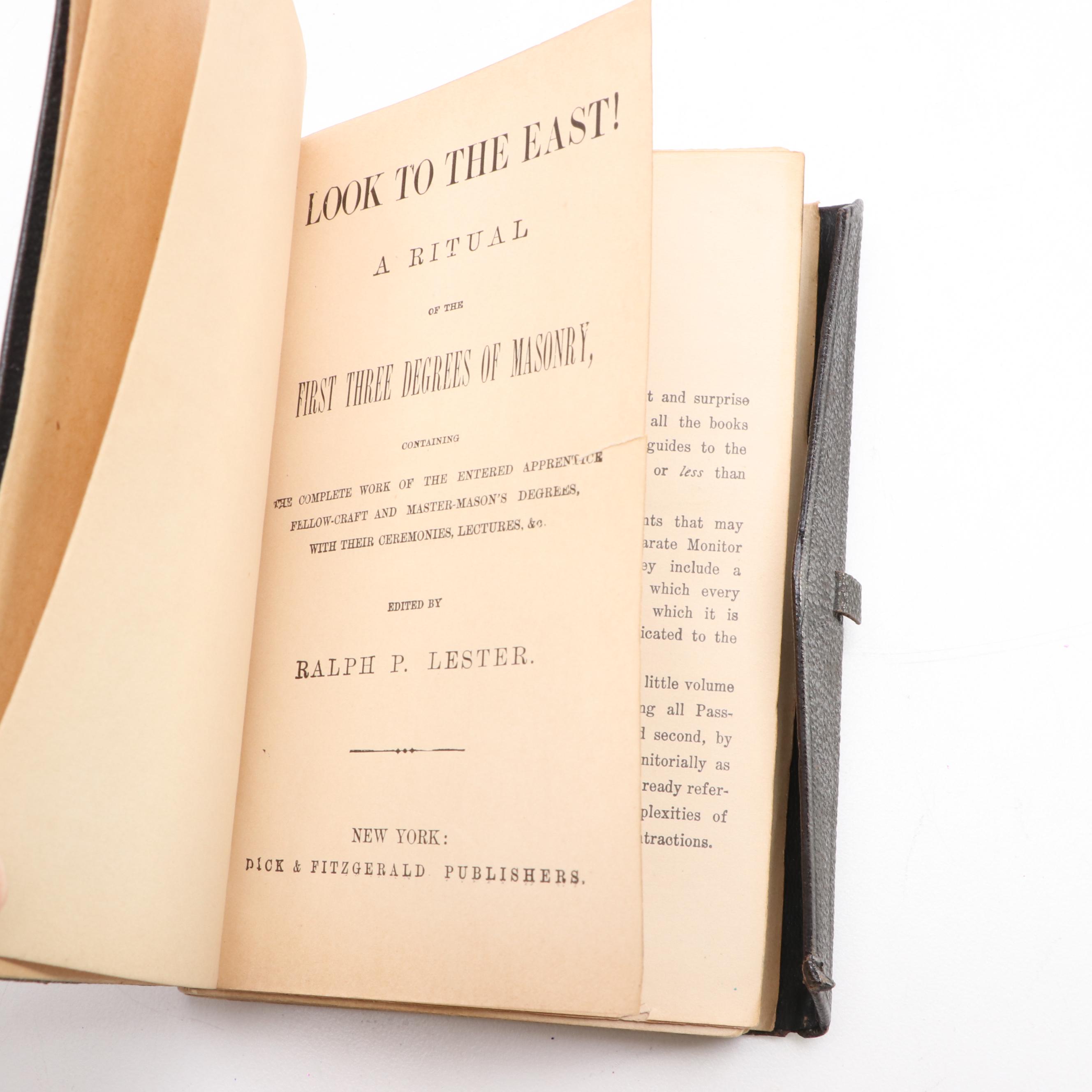 "Masonic Code of the Grand Lodge of Ohio" and More Freemasonry Books