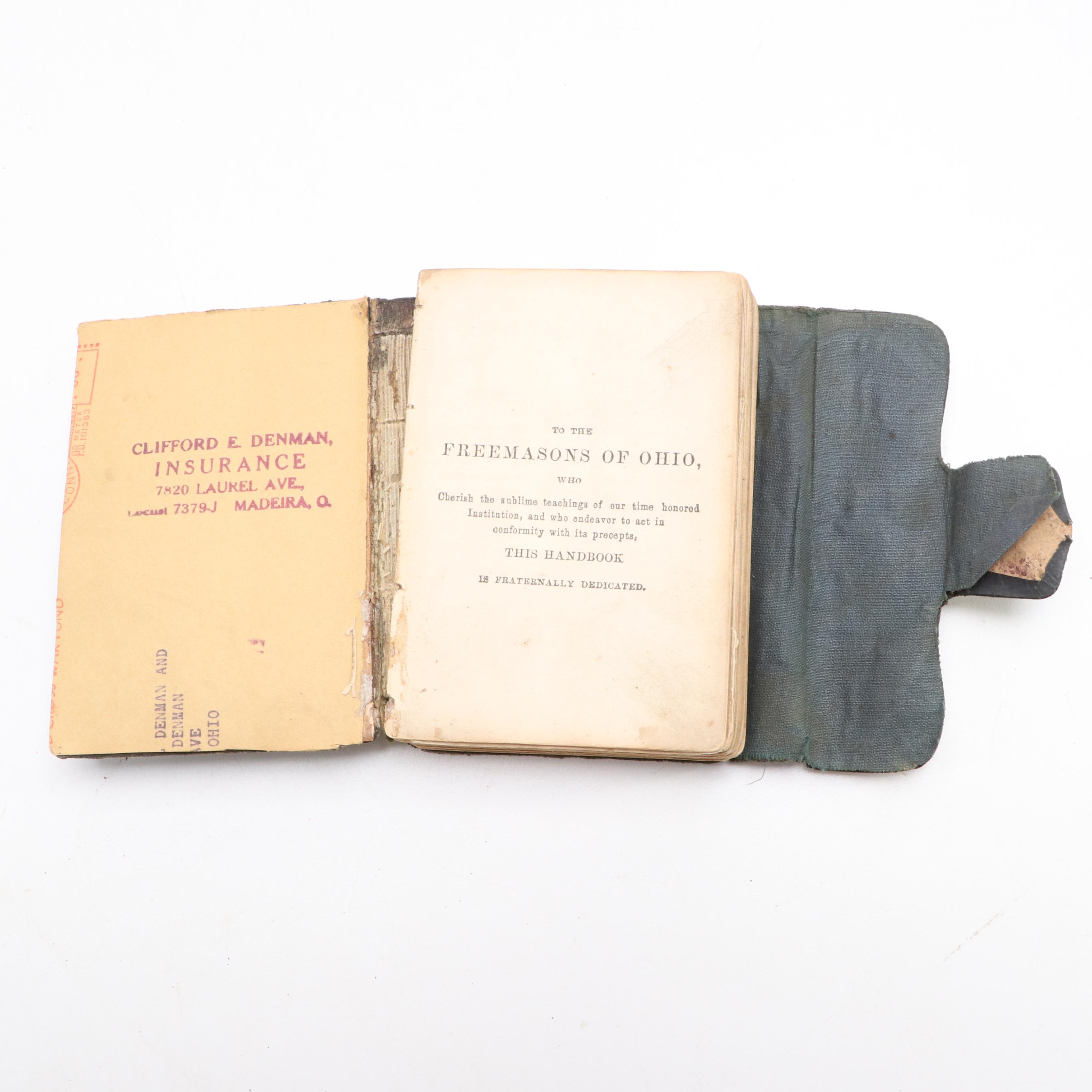 "Masonic Code of the Grand Lodge of Ohio" and More Freemasonry Books