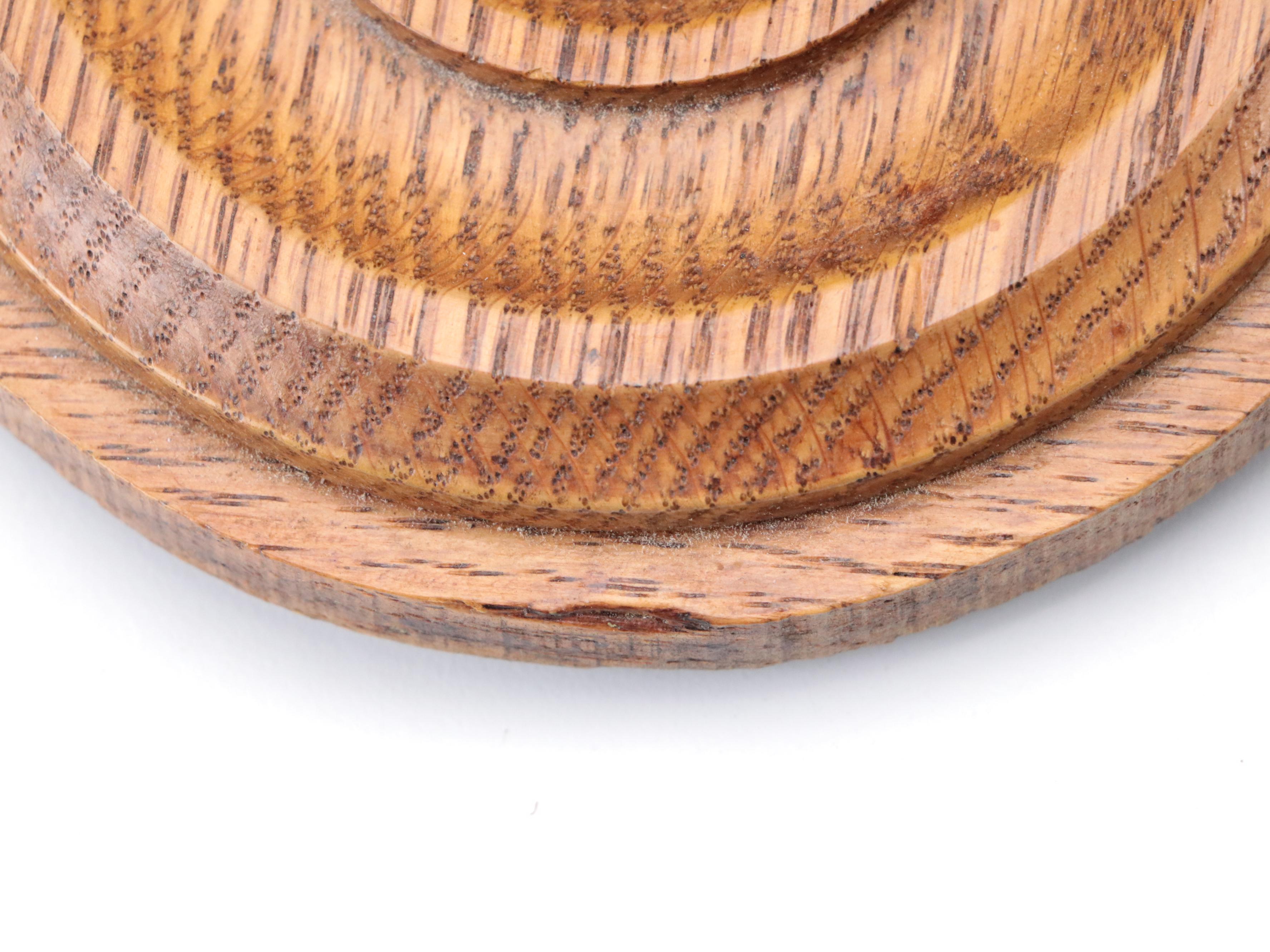 Seth Thomas Victorian "Eclipse" Oak Wall Clock